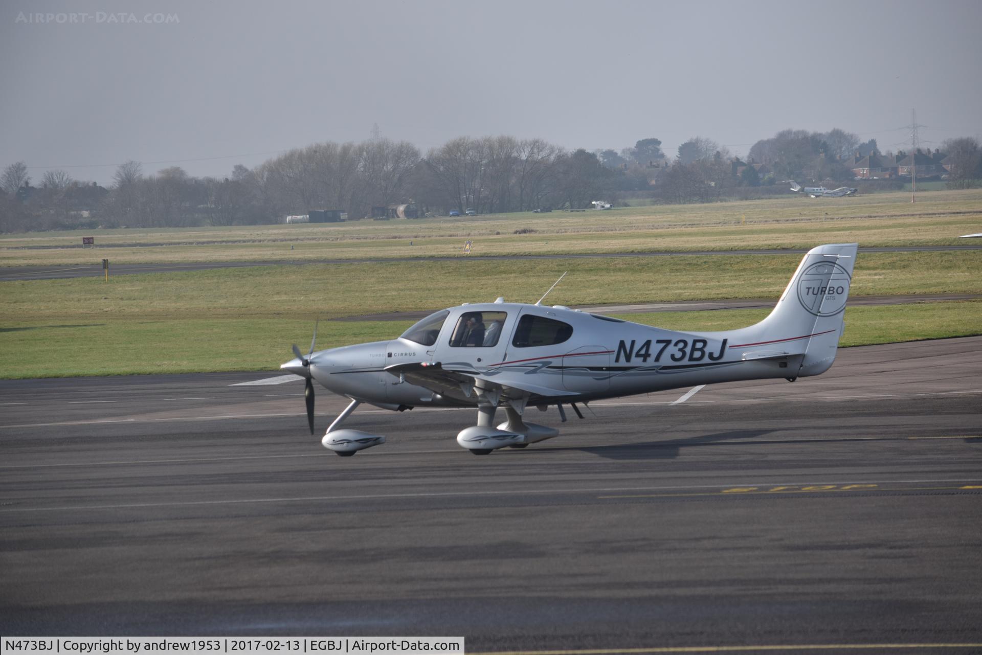 N473BJ, Cirrus SR22T Turbo C/N 3700, N473BJ at Gloucestershire Airport.