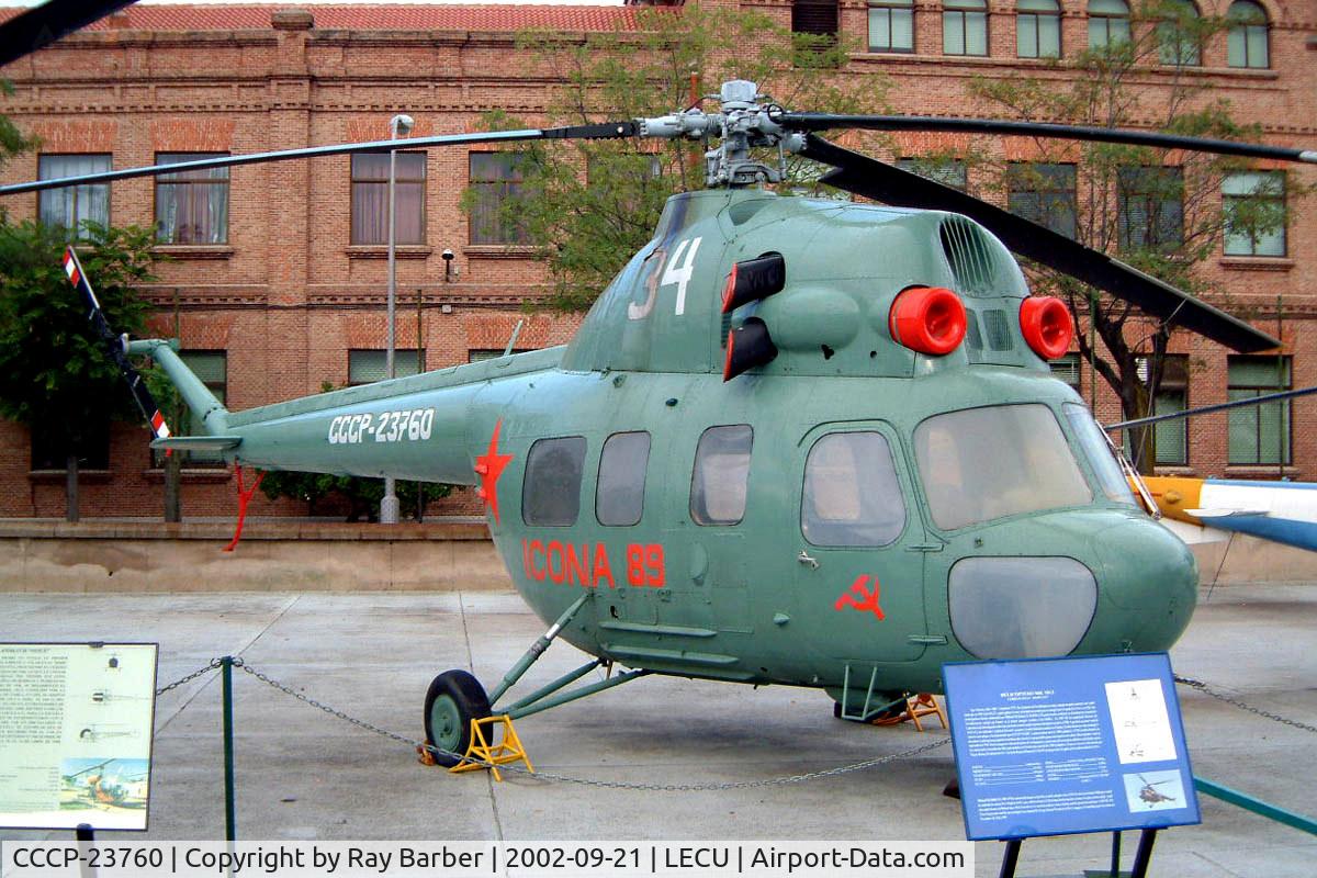 CCCP-23760, 1954 PZL-Swidnik Mi-2 C/N Not found CCCP-23760, CCCP-23760   Mil Mi-2 Hoplite [544140055] (Museo del Aire) Madrid-Cuatro Vientos~EC 21/09/2002