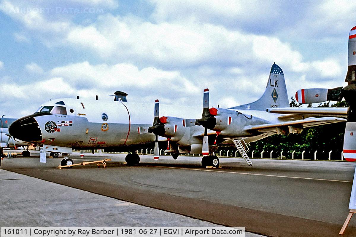 161011, 1979 Lockheed P-3C Orion C/N 285A-5693, 161011   Lockheed P-3C Orion [5695] (United States Navy) RAF Greenham Common~G 27/06/1981