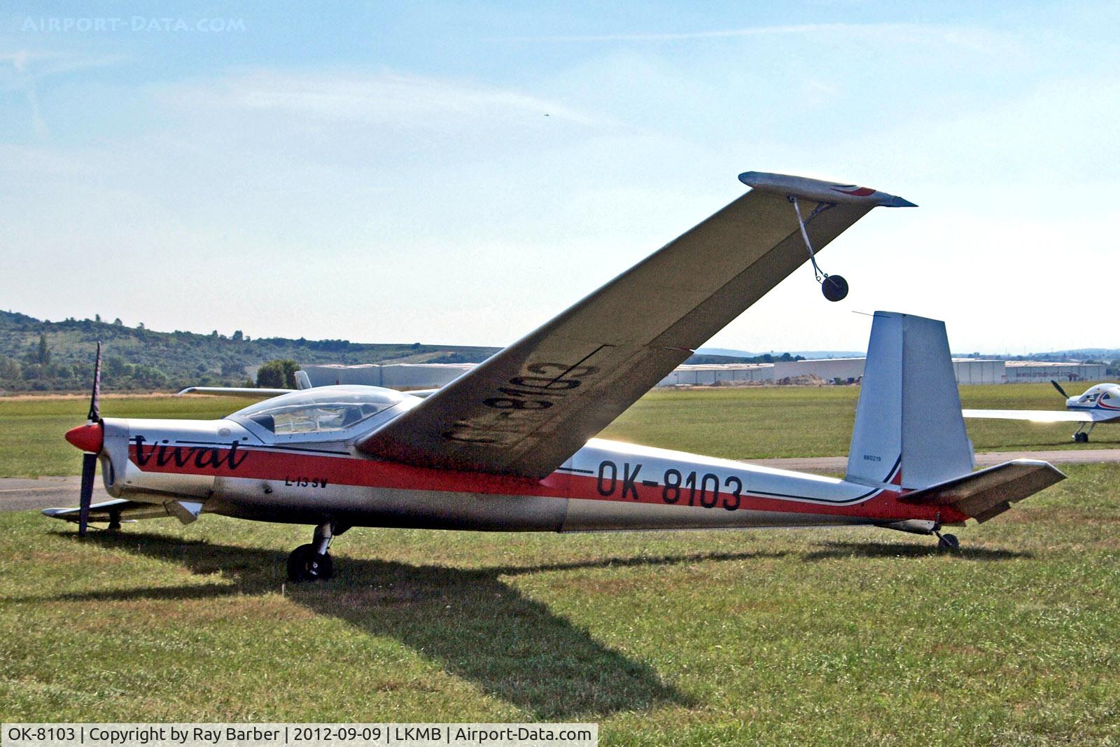 OK-8103, 1988 Aerotechnik L-13SW Vivat C/N 880219, OK-8103   Aerotechnik L-13SW Vivat [880219] Milada Boleslav~OK 09/09/2012