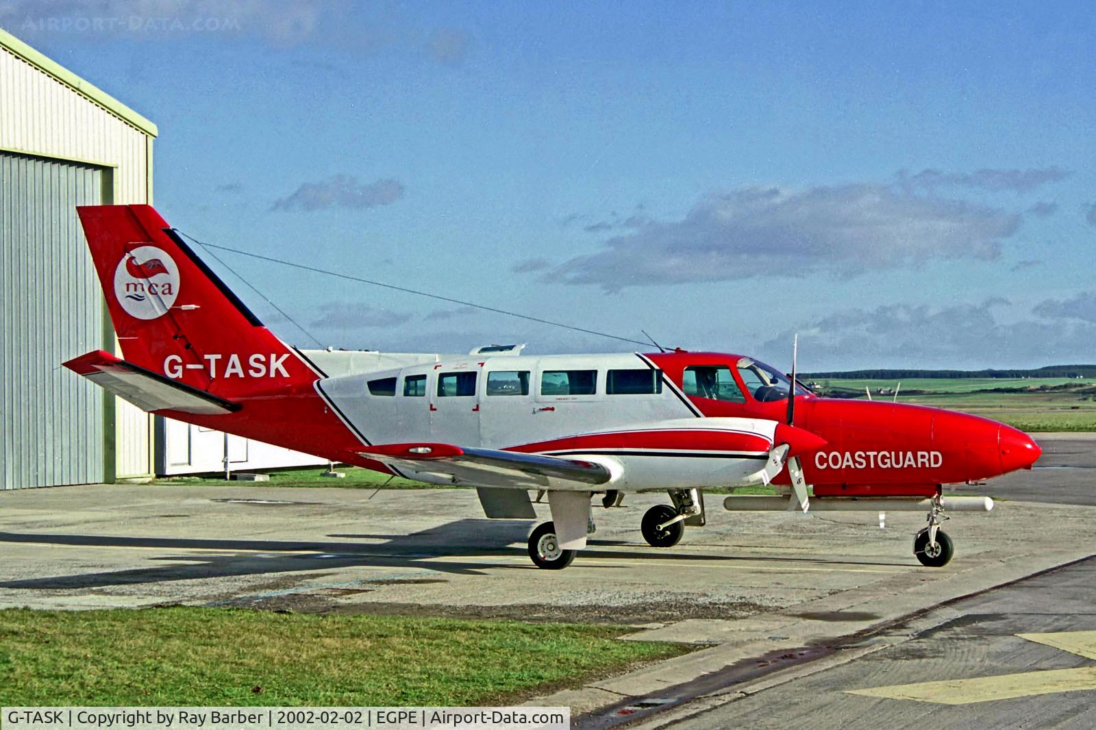 G-TASK, 1982 Cessna 404 Titan C/N 404-0829, G-TASK   Cessna 404 Titan II [404-0829] (Air Atlantique (AAG)) Inverness (Dalcross)~G 02/02/2002