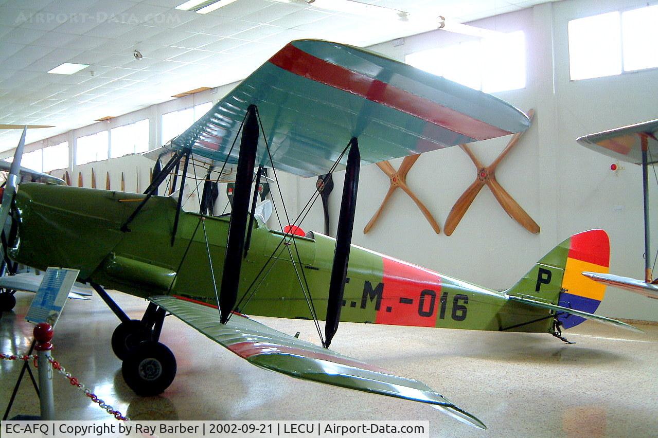 EC-AFQ, De Havilland DH.60GIII Moth C/N Not Found, EC-AFQ   (E.M-016) De Havilland DH.60GIII Moth [Unknown] (Museo del Aire) Madrid-Cuatro Vientos~EC 21/09/2002