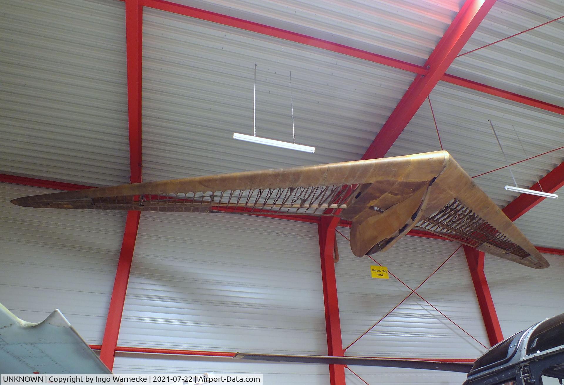 UNKNOWN, 1952 Horten XVc C/N unknown, Horten XVc (minus outer skin on wings) at the Flugausstellung P. Junior, Hermeskeil