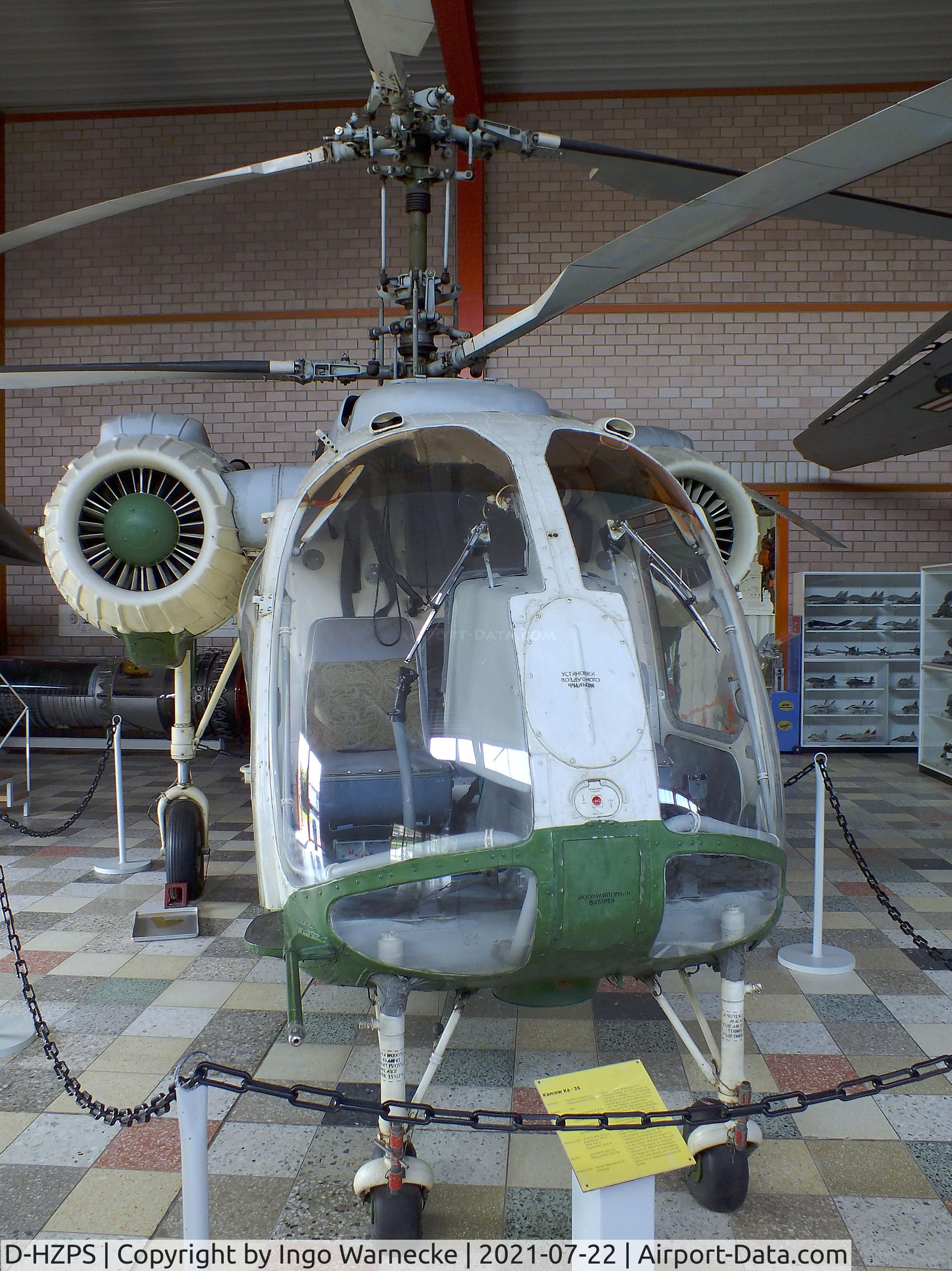 D-HZPS, Kamov Ka-26 Hoodlum C/N 7404609, Kamov Ka-26 HOODLUM at the Flugausstellung P. Junior, Hermeskeil