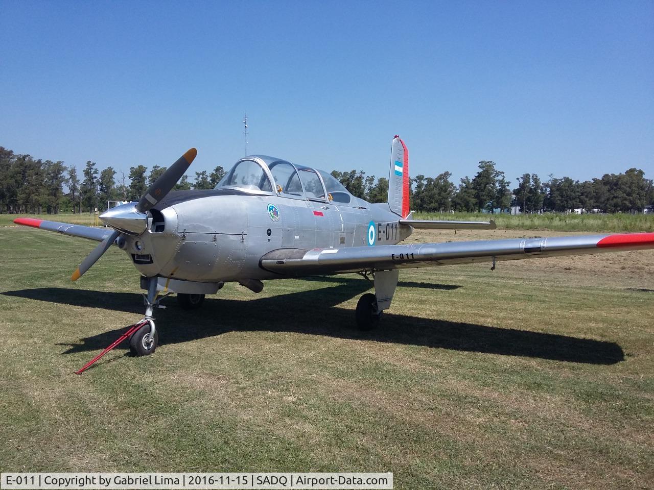 E-011, Beech T-34A Mentor Mentor C/N CG-175, Aeronave donada por la Fuerza Aerea a la escuela secundaria tecnica N°7 IMPA TRQ. Luego fue restaurado por alumnos de 7mo año en el año 2016.