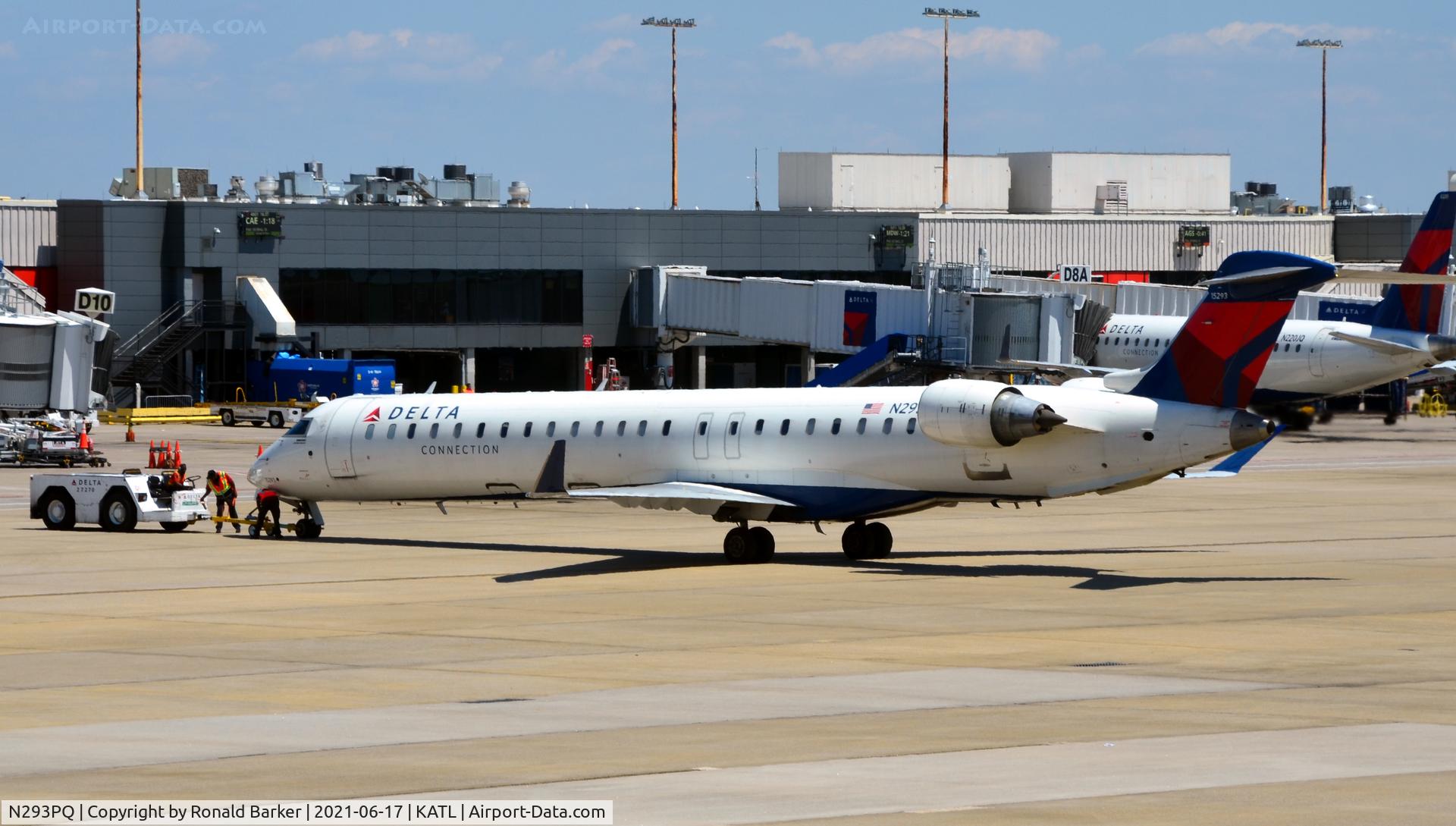 N293PQ, 2013 Bombardier CRJ-900 (CL-600-2D24) C/N 15293, Taxi Atlanta