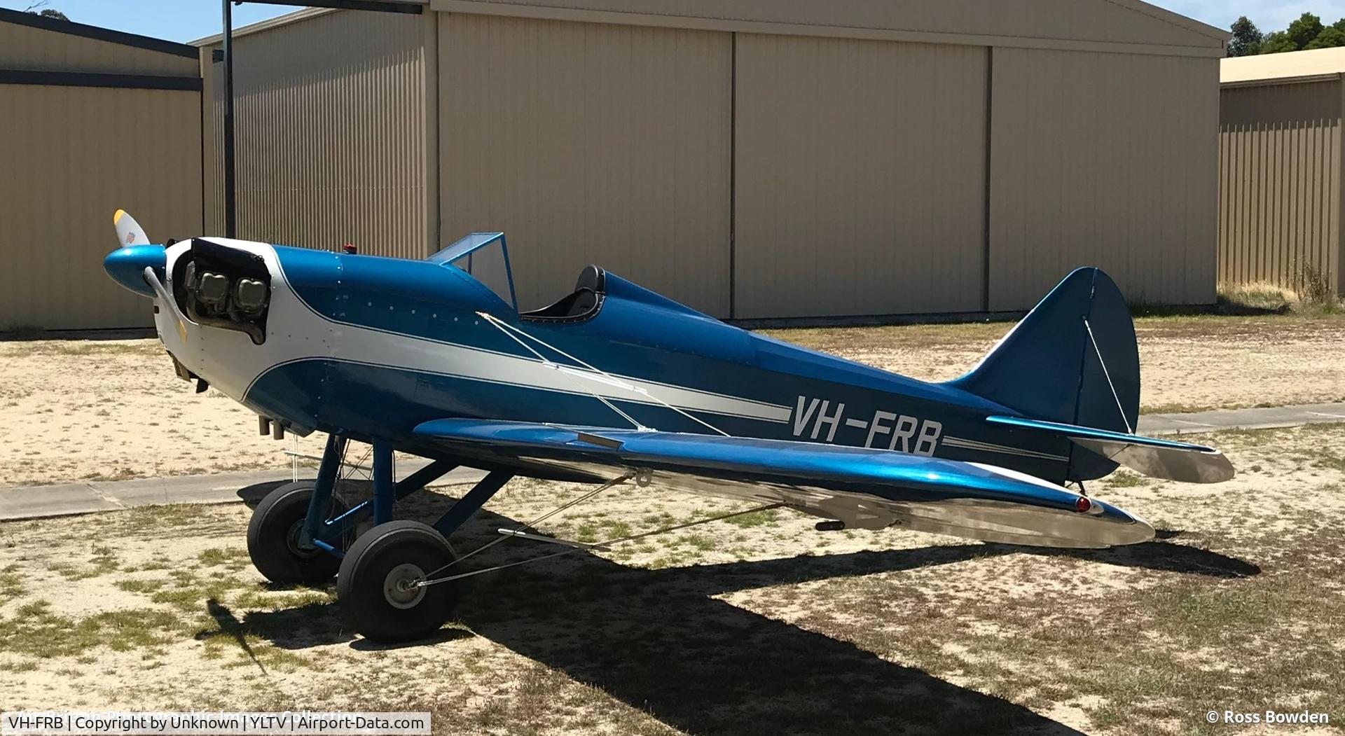 VH-FRB, 1971 Bowers FlyBaby 1A C/N 66-33, VH-FRB at Latrobe Valley Airport.