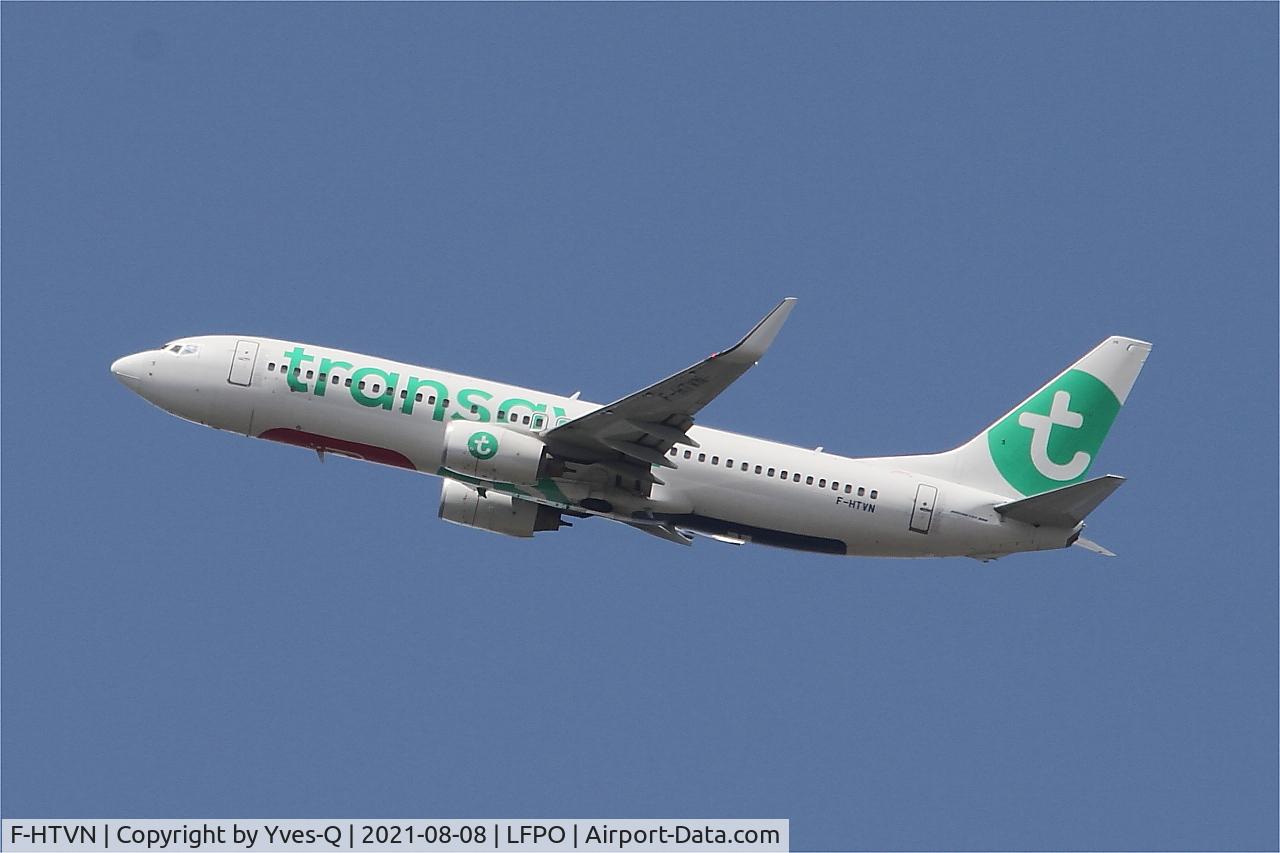 F-HTVN, 2006 Boeing 737-8GJ C/N 34896, Boeing 737-8GJ, Climbing from rwy 24, Paris Orly airport (LFPO-ORY)