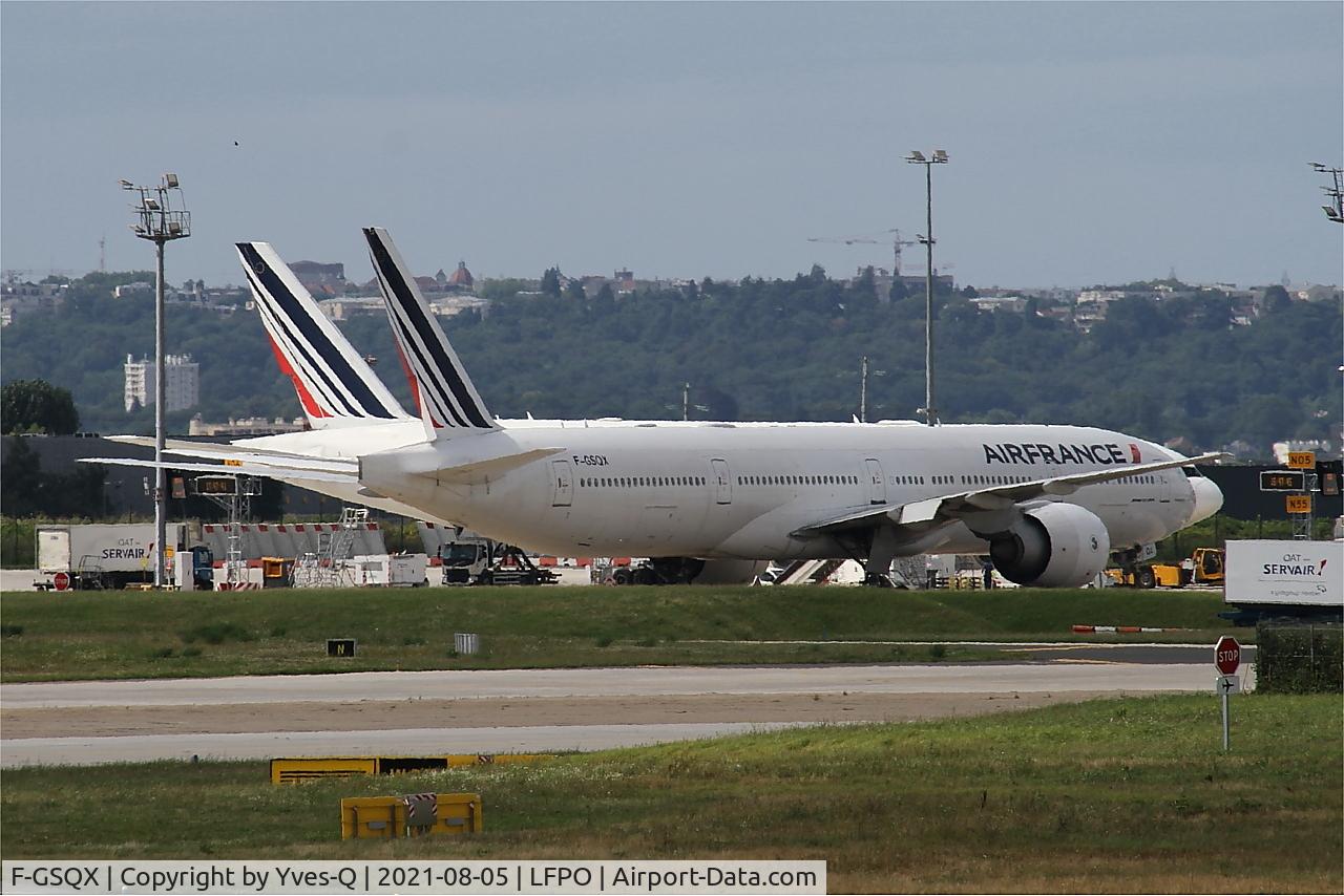 F-GSQX, 2007 Boeing 777-328/ER C/N 32963, Boeing 777-328 ER, Parked, Paris-Orly airport (LFPO-ORY)