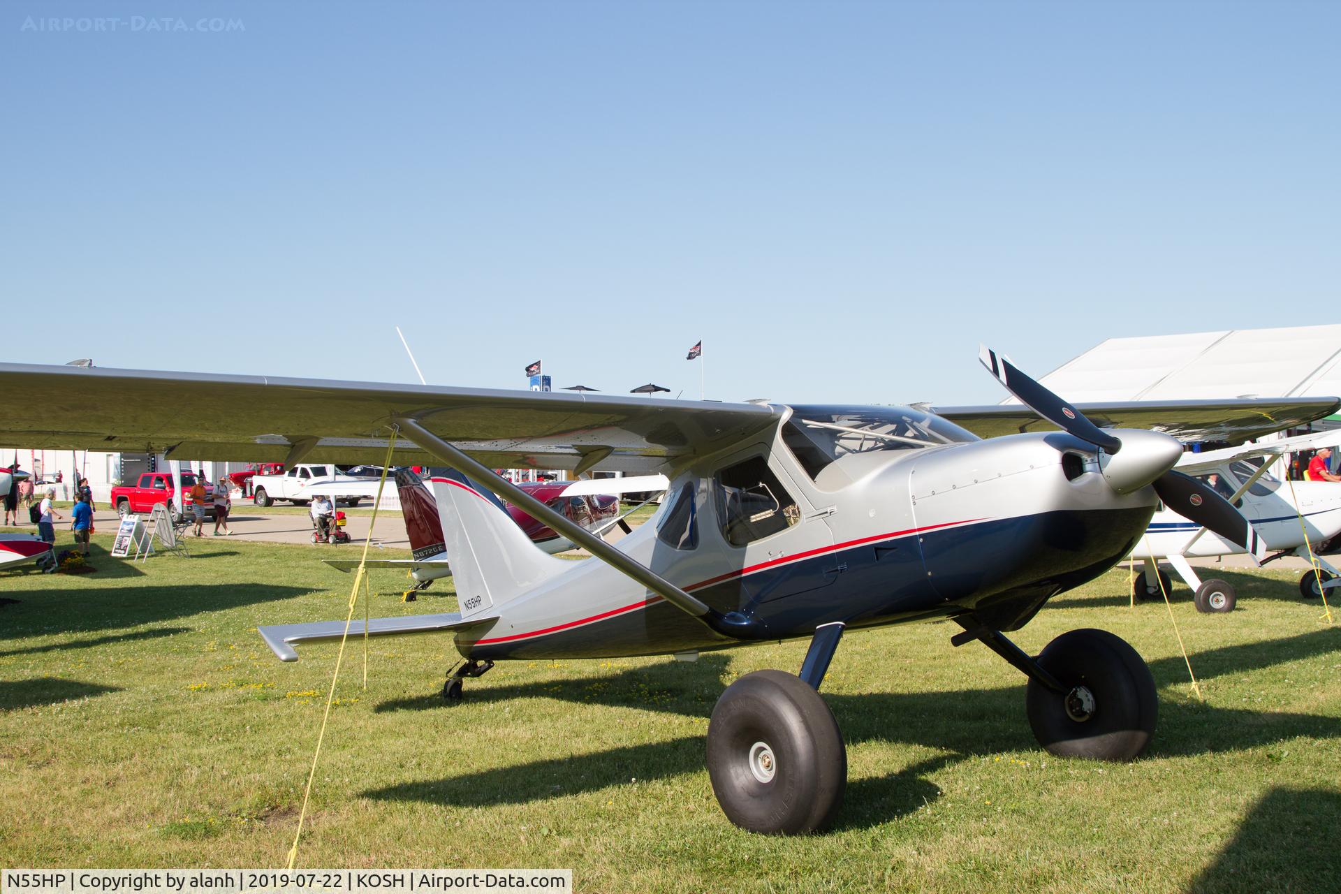 N55HP, 2018 Glasair Sportsman GS-2 C/N 7473, At AirVenture 2019