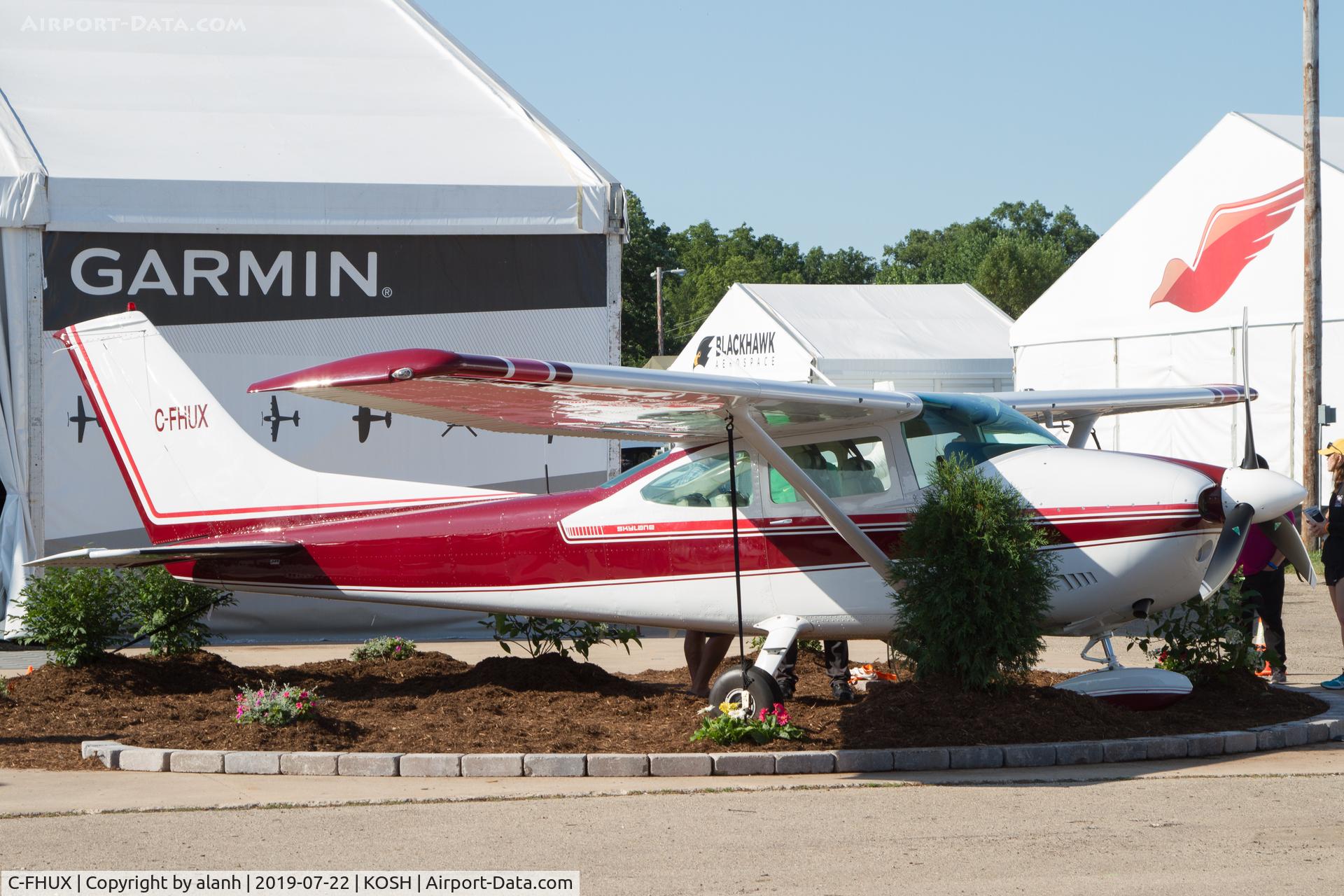 C-FHUX, 1973 Cessna 182P Skylane C/N 18262257, On the Garmin exhibit at AirVenture 2019