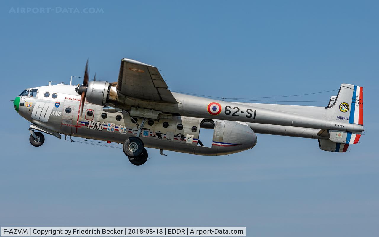 F-AZVM, 1956 Nord N-2501F Noratlas C/N 105, departure via RW27