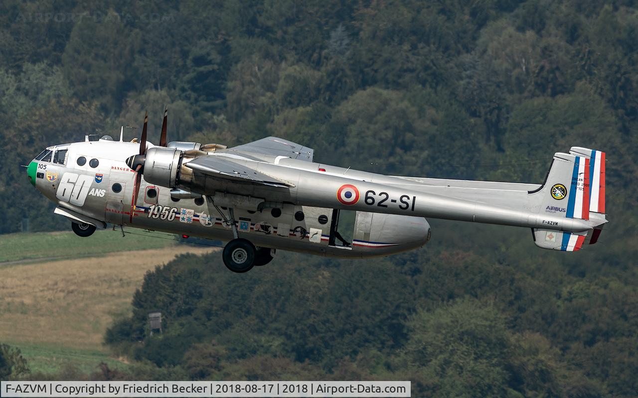 F-AZVM, 1956 Nord N-2501F Noratlas C/N 105, departure via RW27