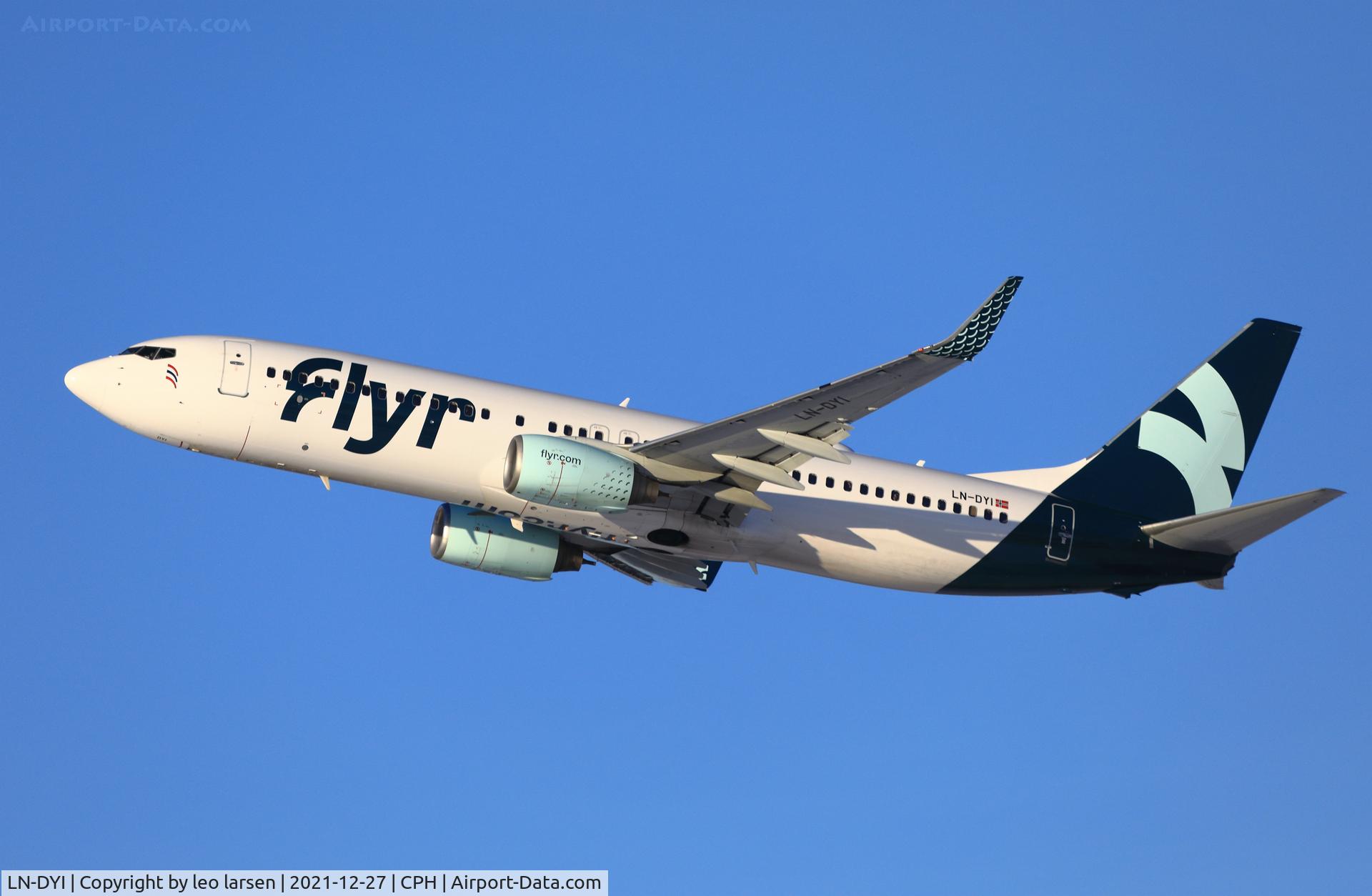 LN-DYI, 2010 Boeing 737-8JP C/N 40866, Copenhagen 27.12.2021