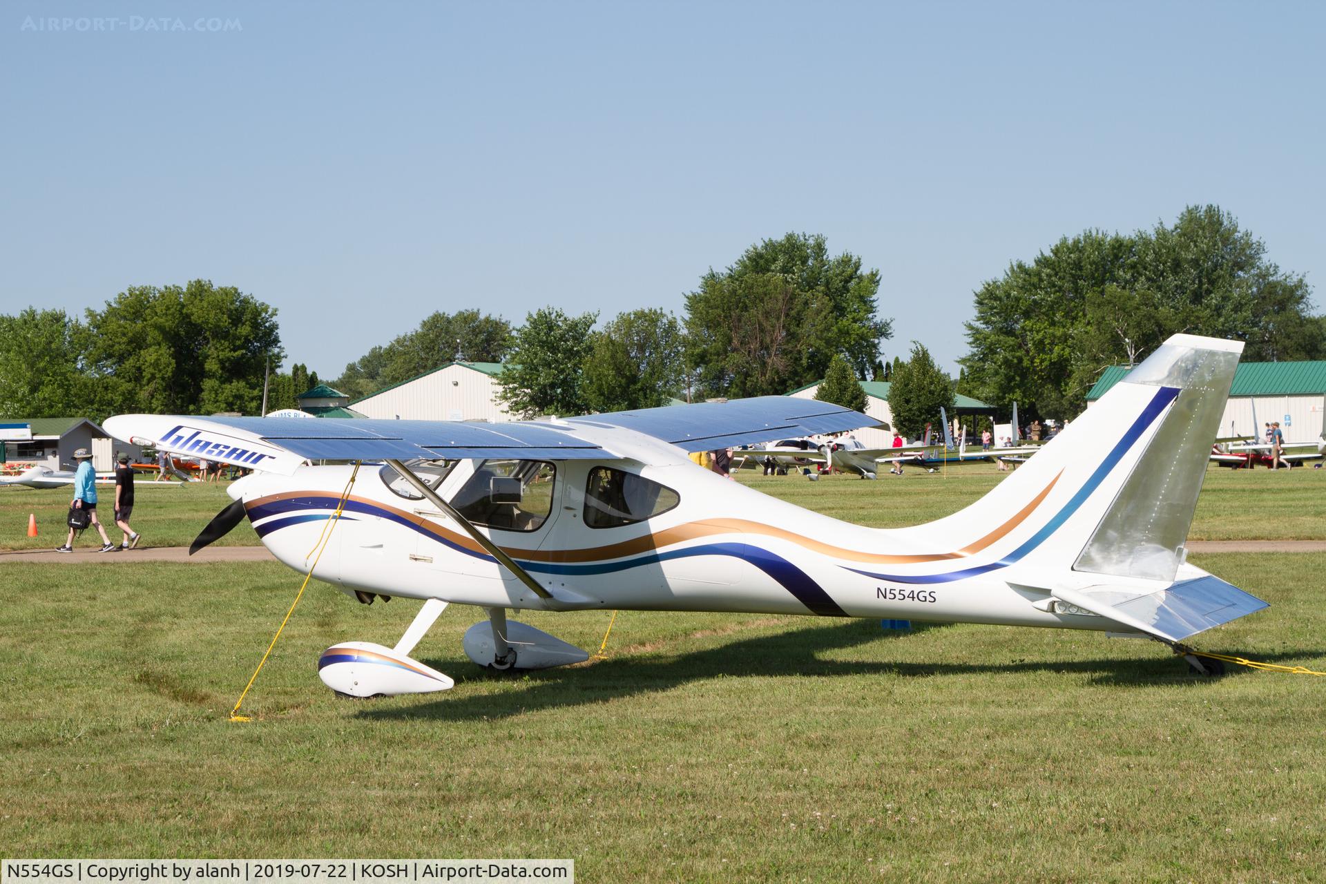 N554GS, 2001 Stoddard-Hamilton Glastar C/N 5054, At AirVenture 2019