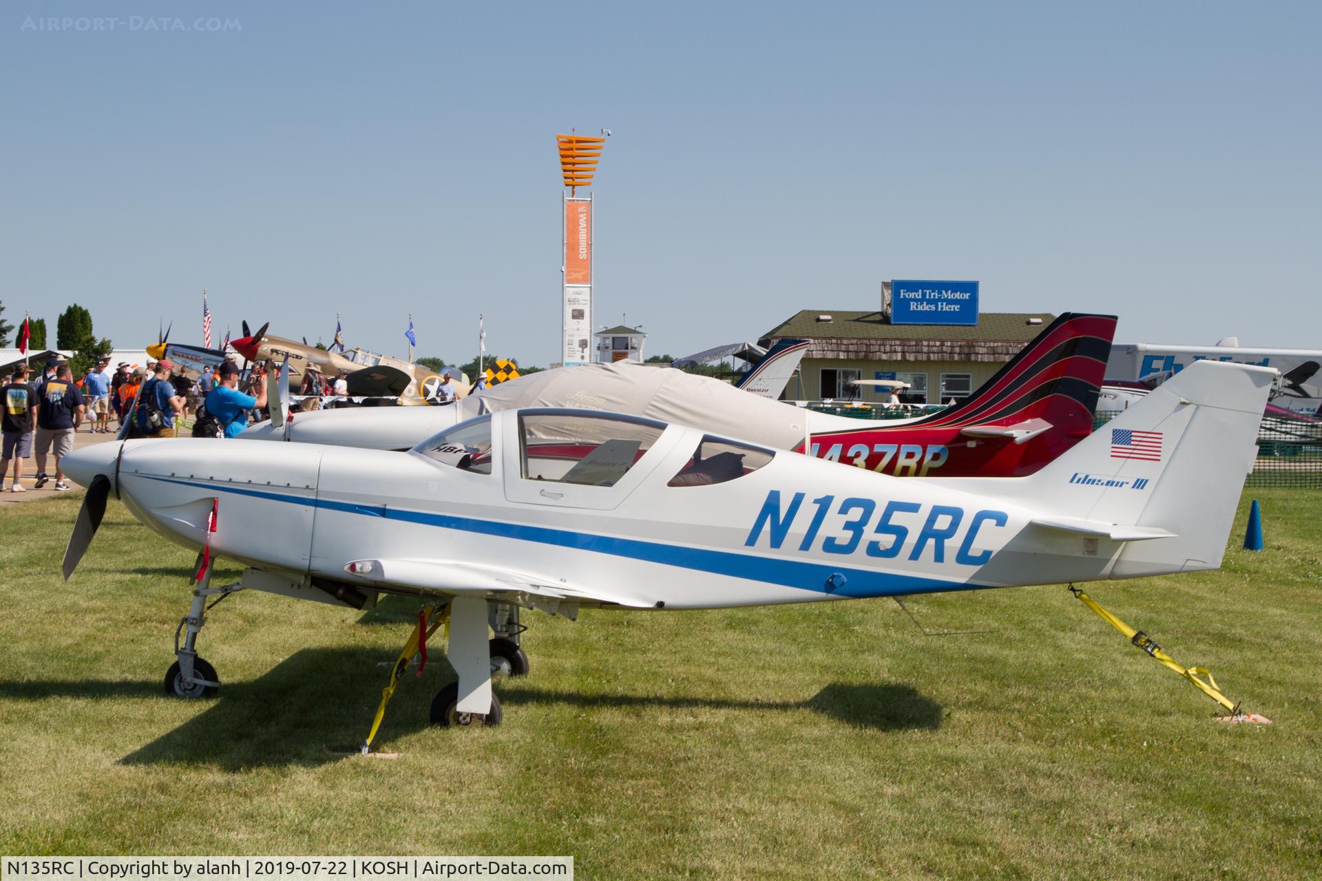 N135RC, 2003 Stoddard-Hamilton Glasair III C/N 3335, At AirVenture 2019