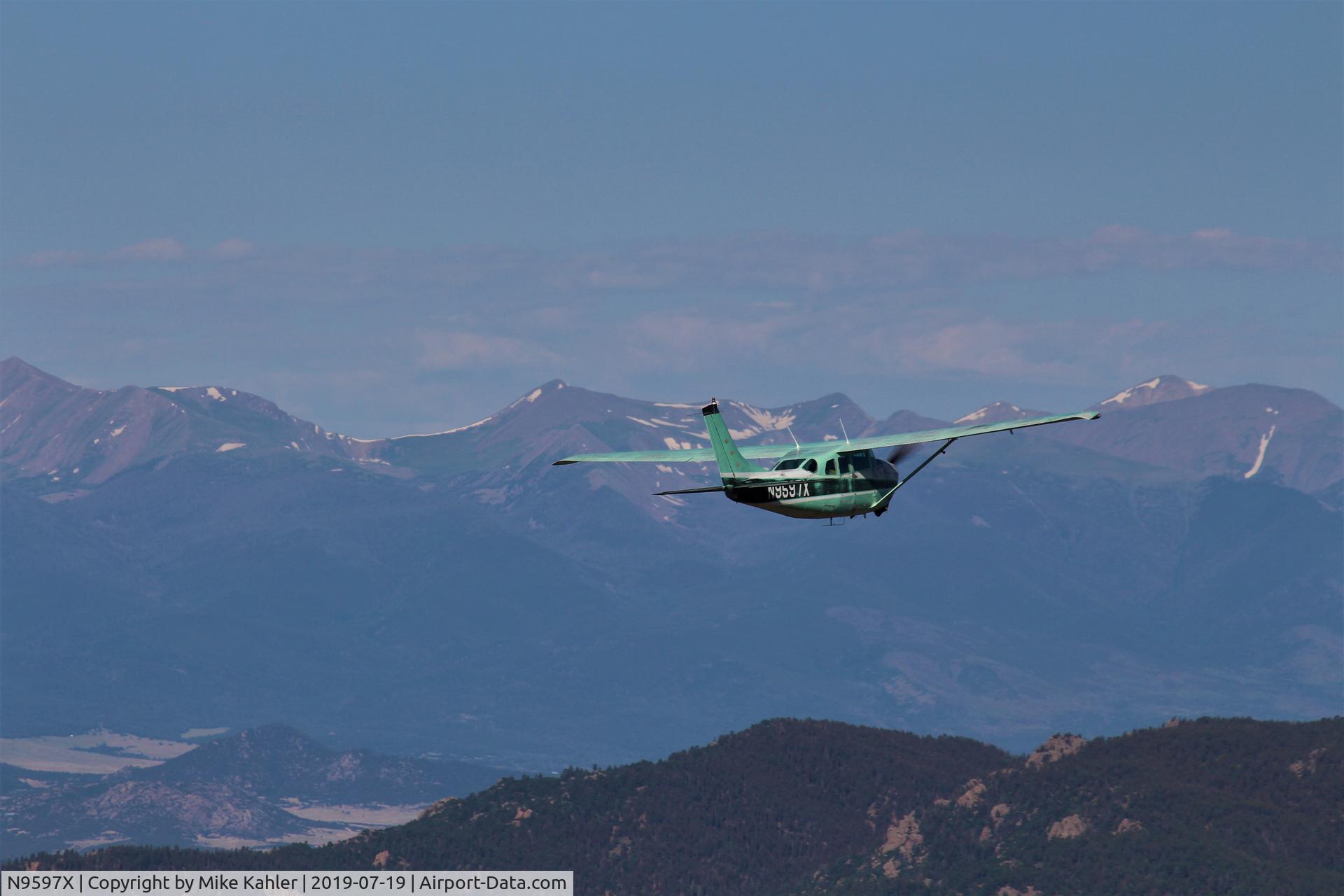 N9597X, 1962 Cessna 210B C/N 21057897, Pueblo to Salida Colorado