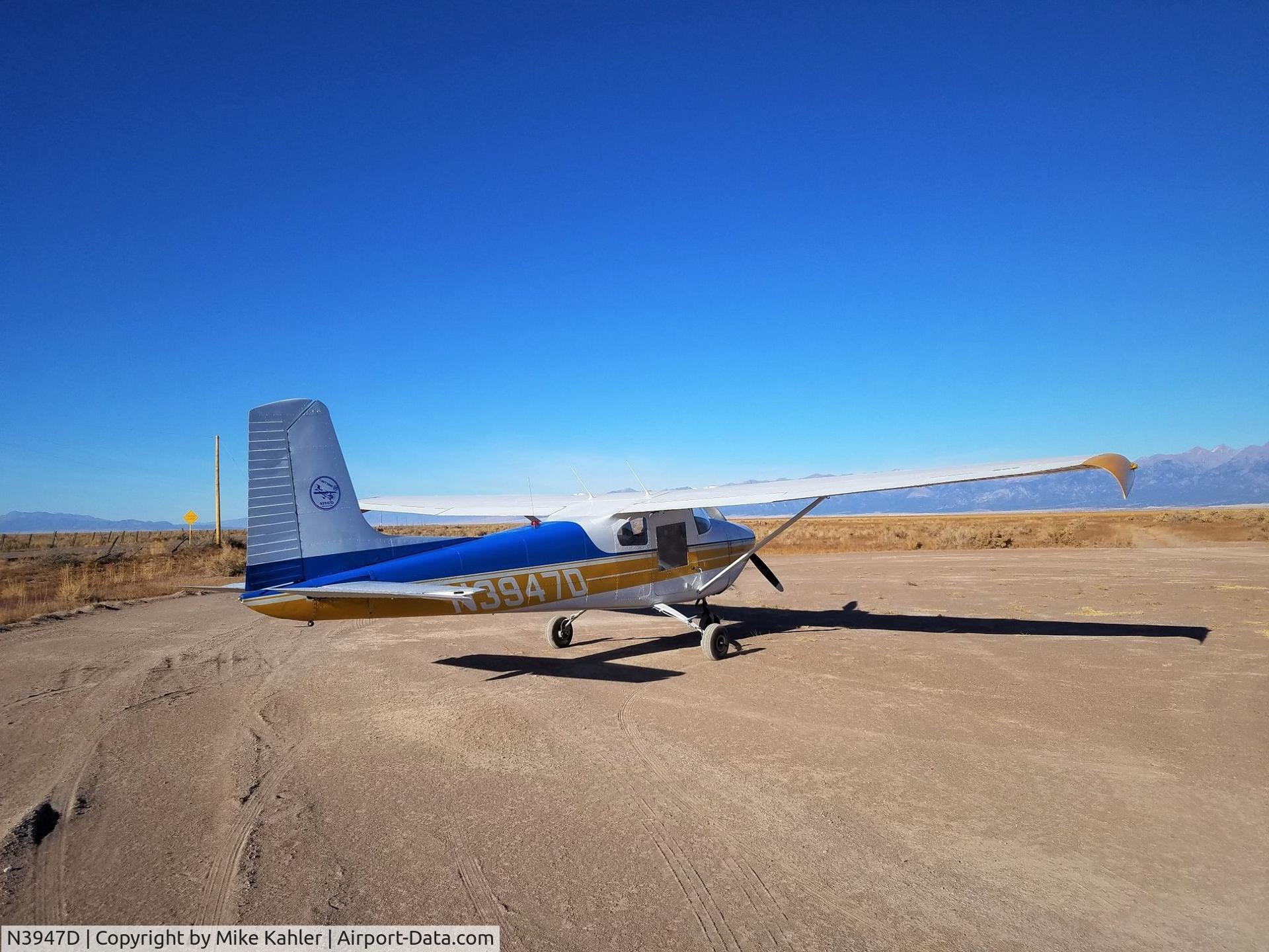 N3947D, 1957 Cessna 182A Skylane C/N 34647, Hooper hot springs colorado.