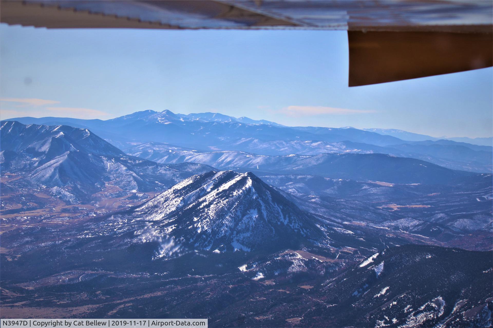 N3947D, 1957 Cessna 182A Skylane C/N 34647, over La veta colorado.