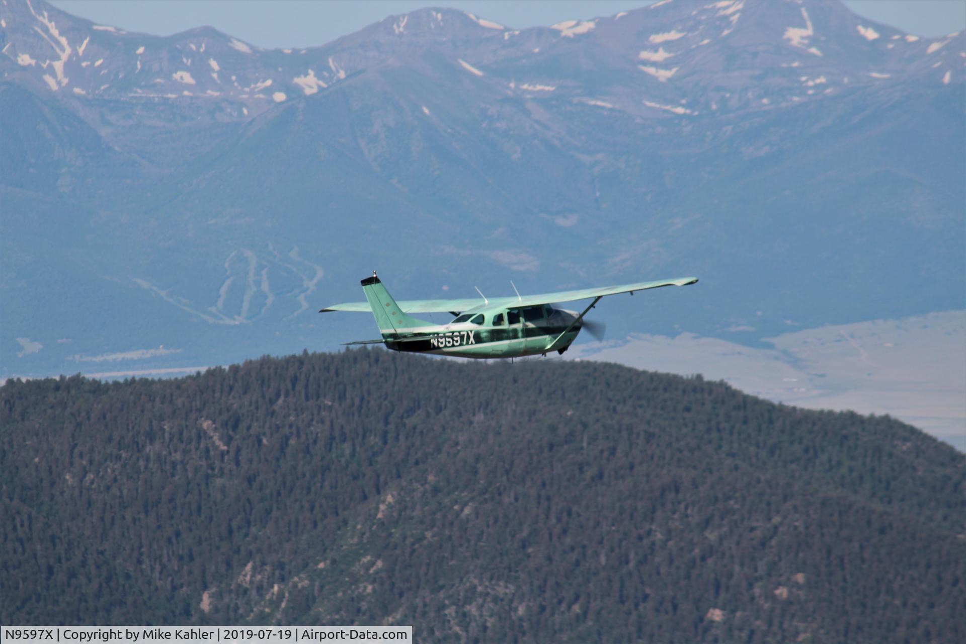 N9597X, 1962 Cessna 210B C/N 21057897, Pueblo to Salida