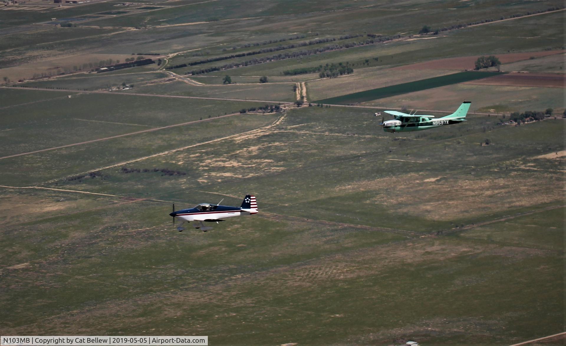 N103MB, 2005 Vans RV-6A C/N 25248, formation.