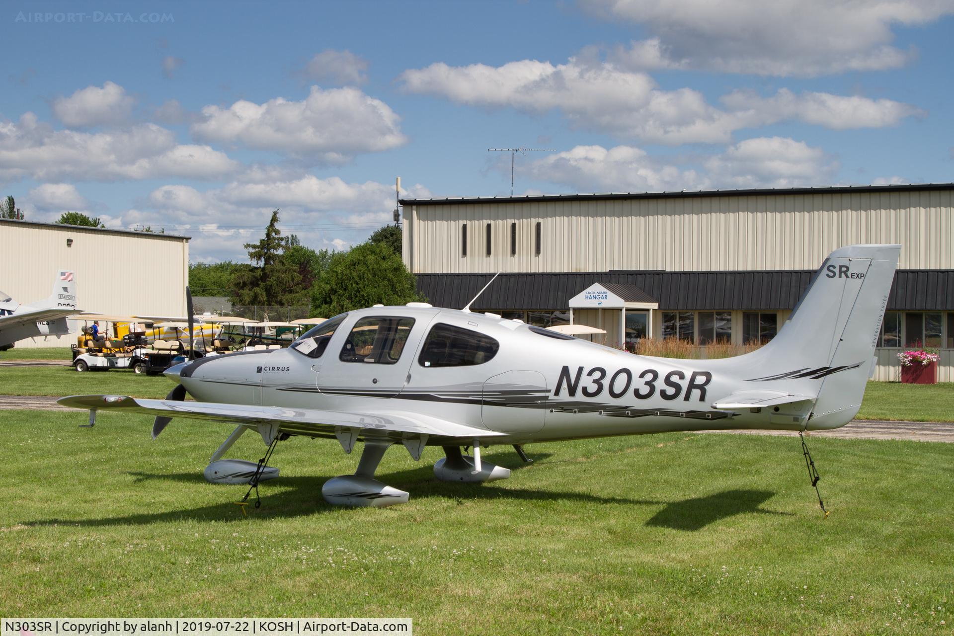 N303SR, 2007 Cirrus SR22 C/N 2420, At AirVenture 2019 - with added decals
