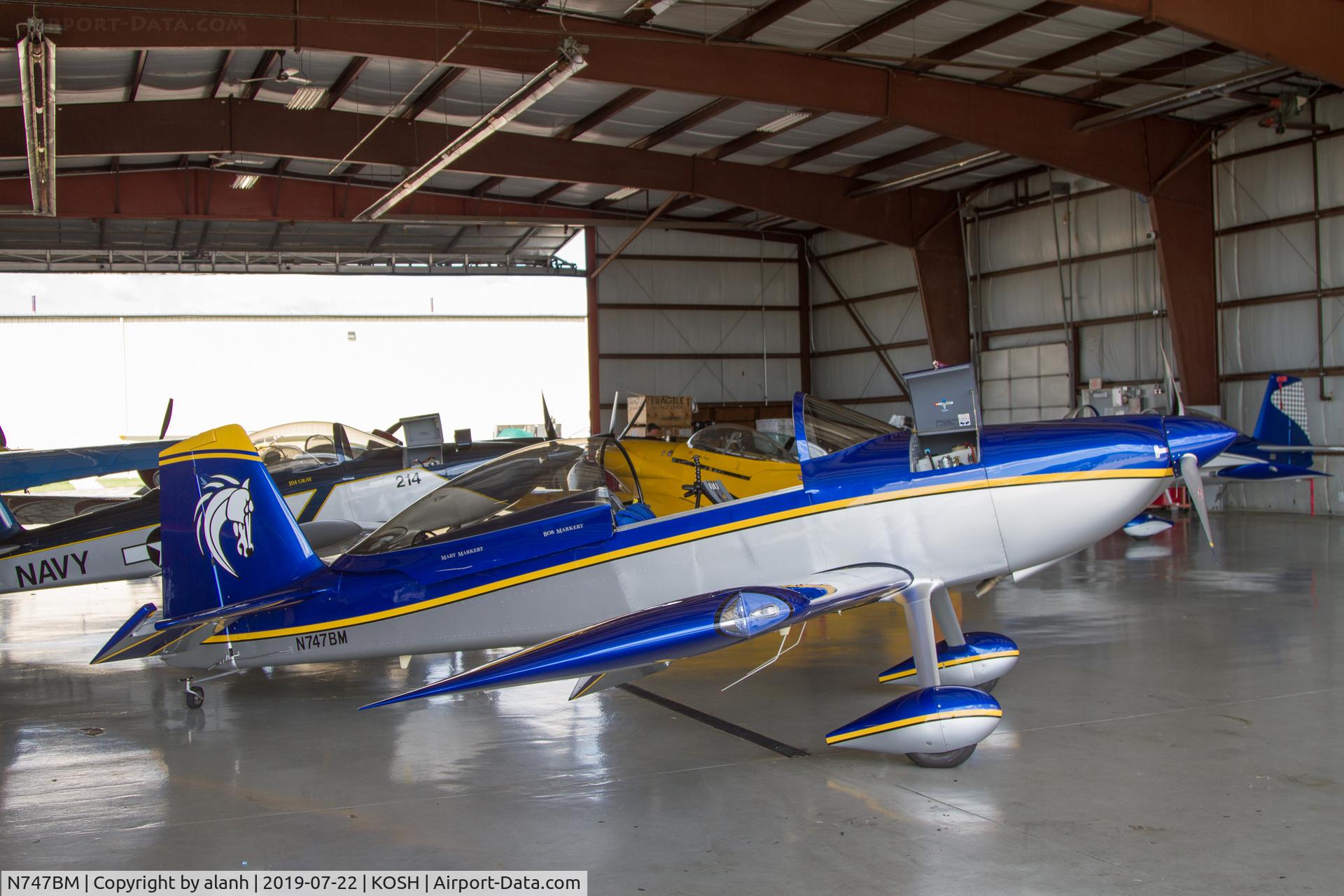 N747BM, 2015 Vans RV-8 C/N 82190, At AirVenture 2019