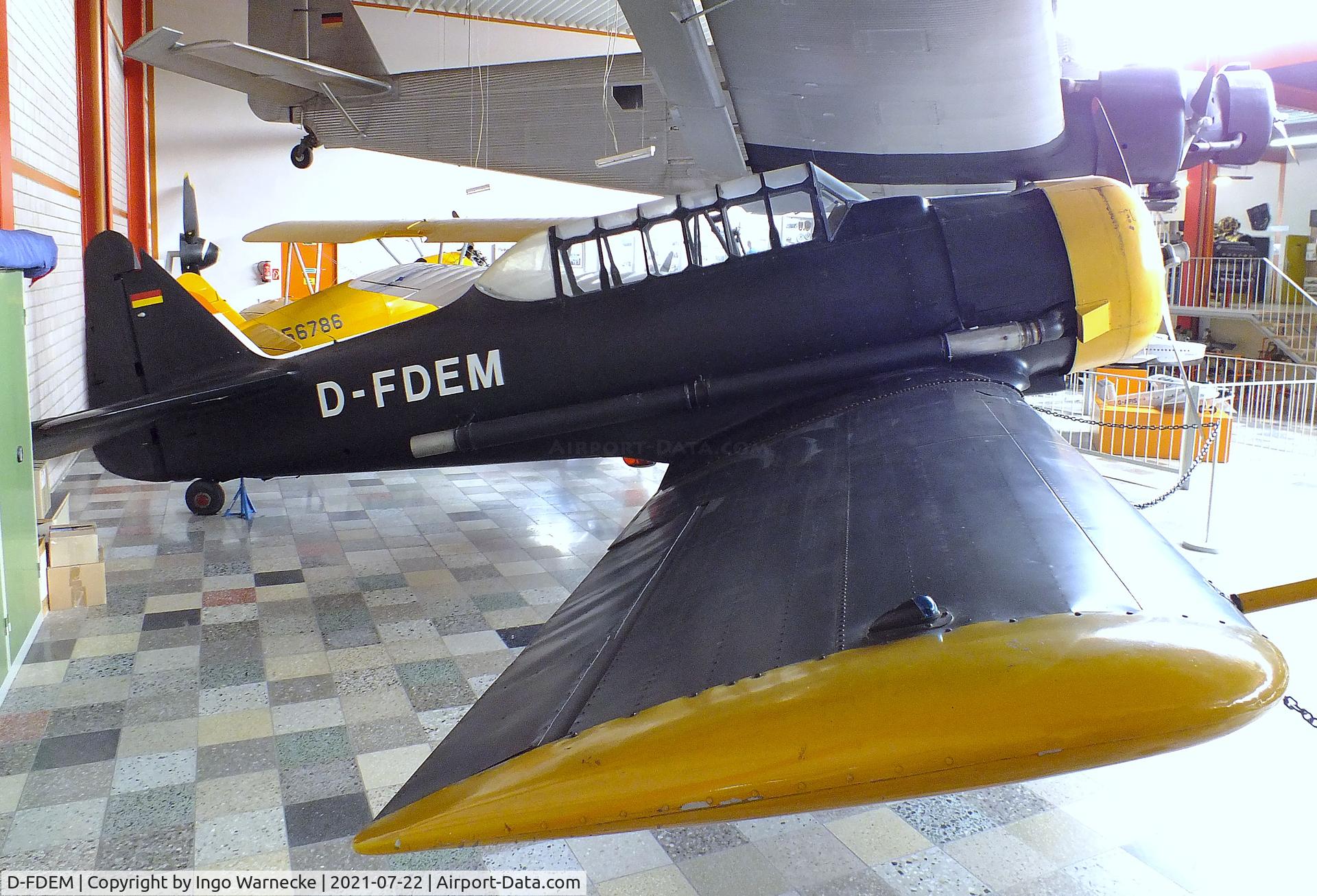 D-FDEM, North American AT-6F Texan C/N 121-42500, North American AT-6F Texan at the Flugausstellung P. Junior, Hermeskeil