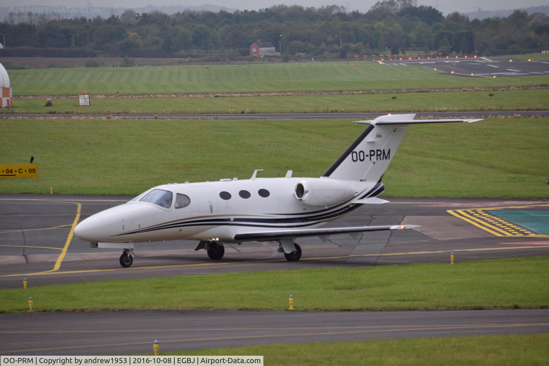 OO-PRM, 2008 Cessna 510 Citation Mustang Citation Mustang C/N 510-0125, OO-PRM at Gloucestershire Airport.