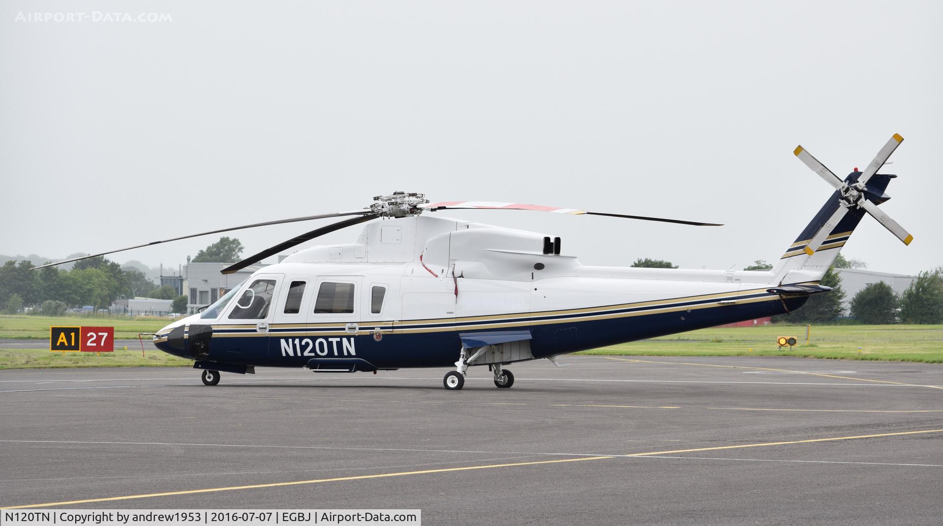 N120TN, 2010 Keystone Helicopter S-76C C/N 760781, N120TN at Gloucestershire Airport.