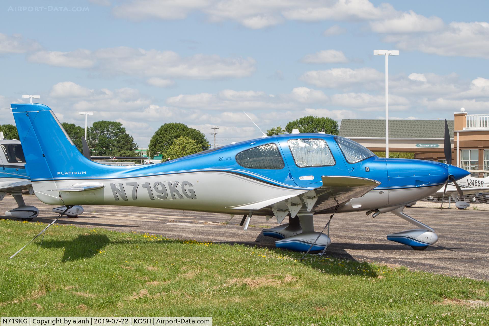 N719KG, 2018 Cirrus SR22 C/N 4619, At AirVenture 2019
