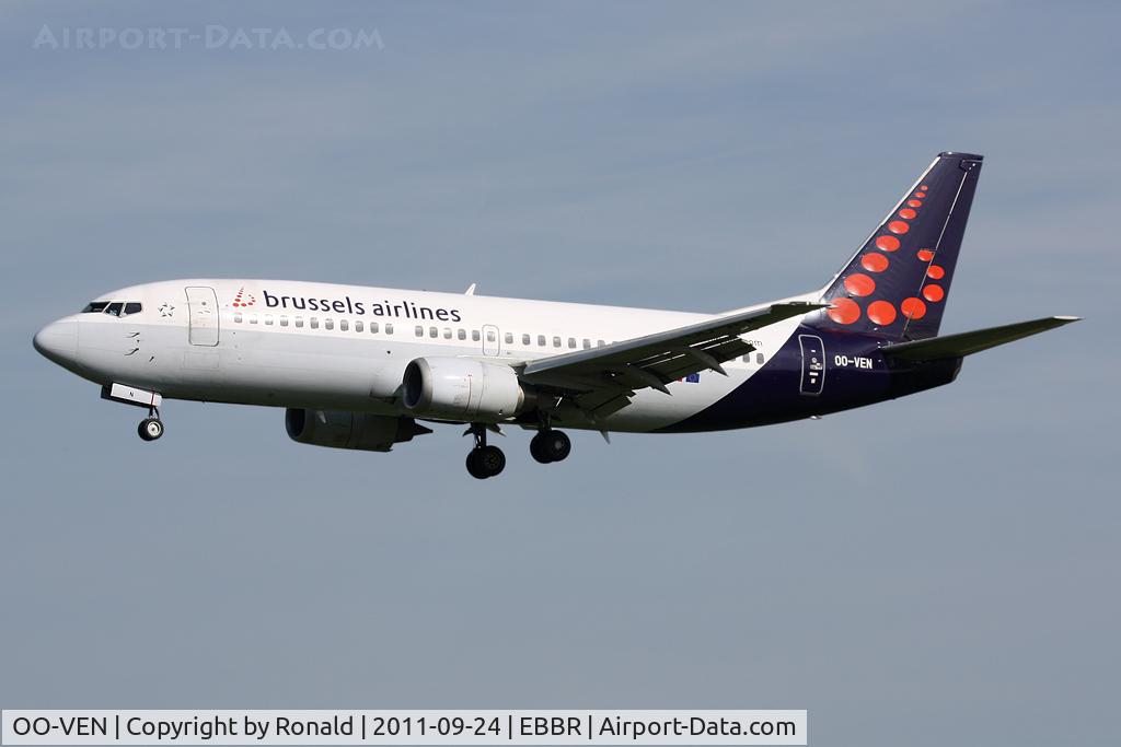 OO-VEN, 1998 Boeing 737-36N C/N 28586, at bru