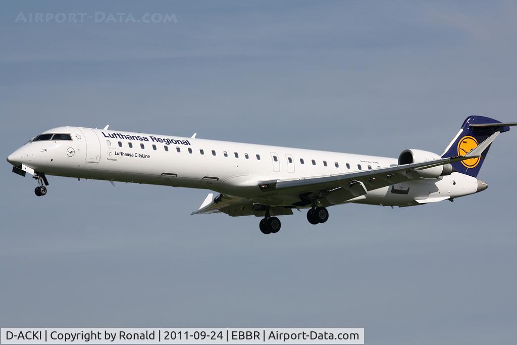 D-ACKI, 2006 Bombardier CRJ-900LR (CL-600-2D24) C/N 15088, at bru