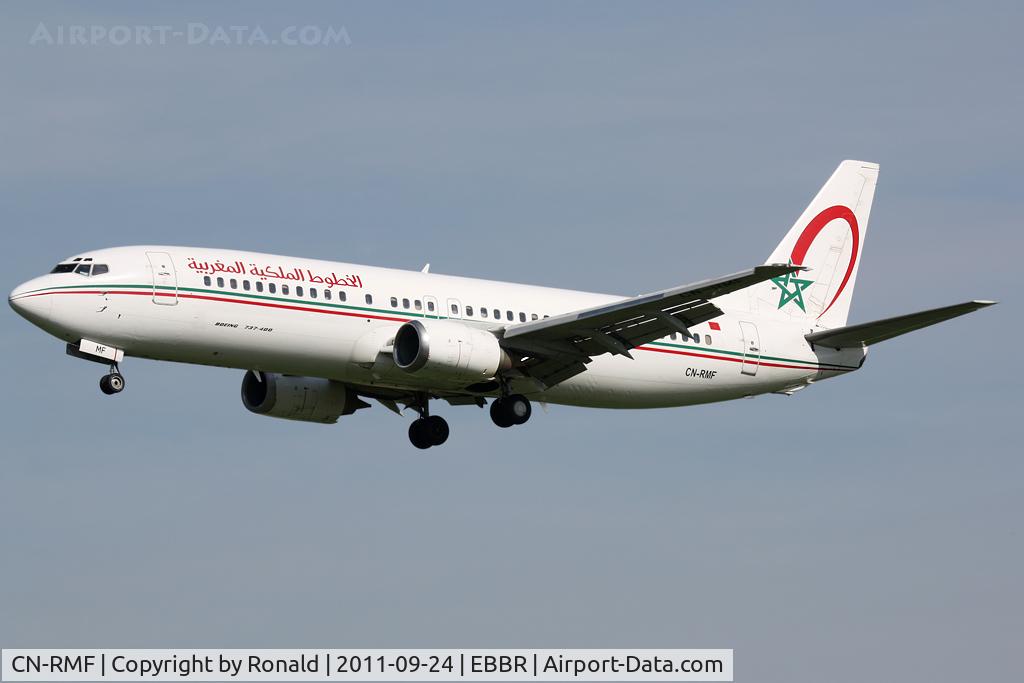 CN-RMF, 1990 Boeing 737-4B6 C/N 24807-1880, at bru