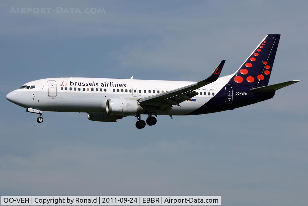 OO-VEH, 1998 Boeing 737-36N C/N 28571, at bru