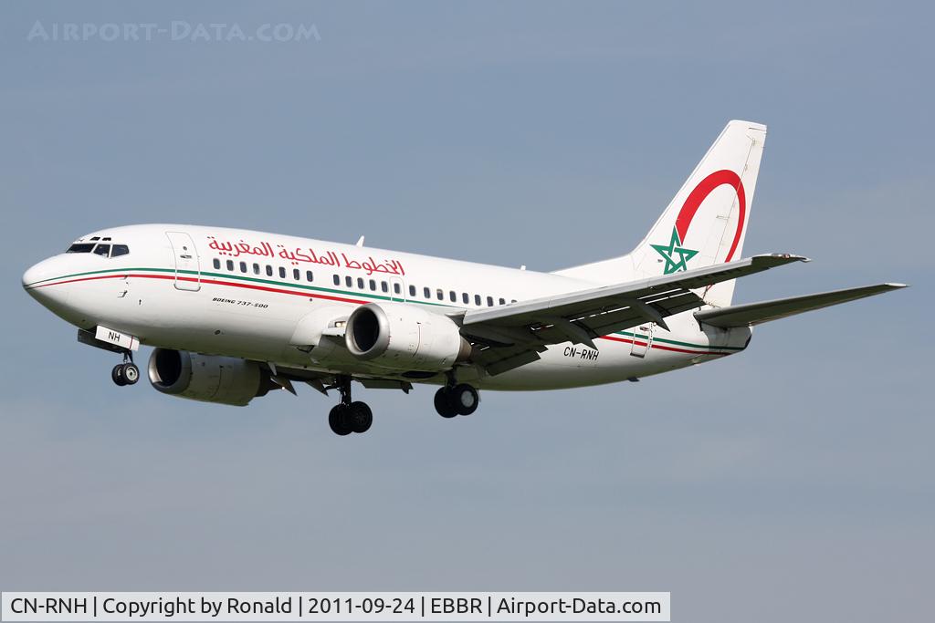 CN-RNH, 1997 Boeing 737-5B6 C/N 27680/2855, at bru