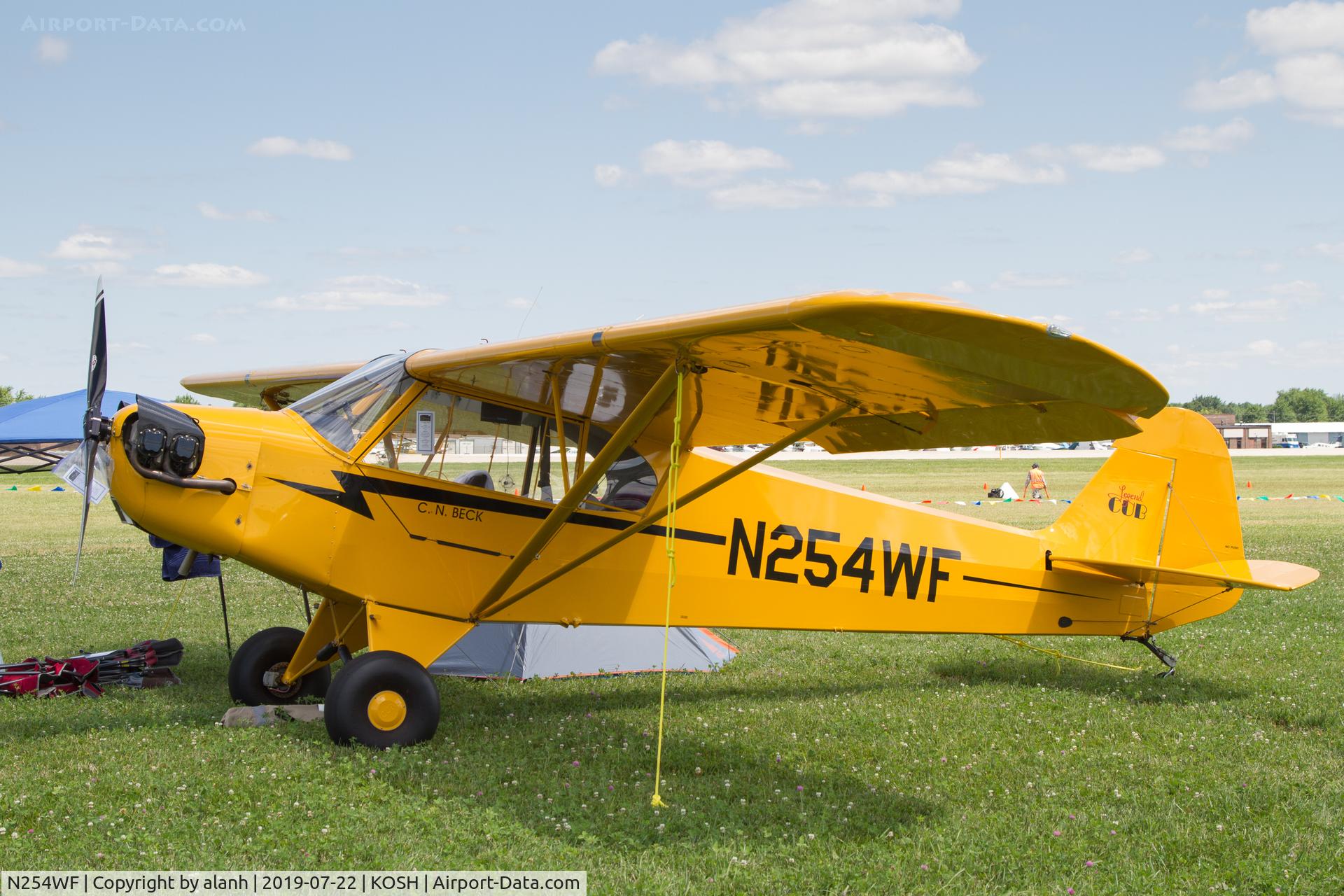 N254WF, 2012 American Legend AL3 C/N AL-1169, At AirVenture 2019