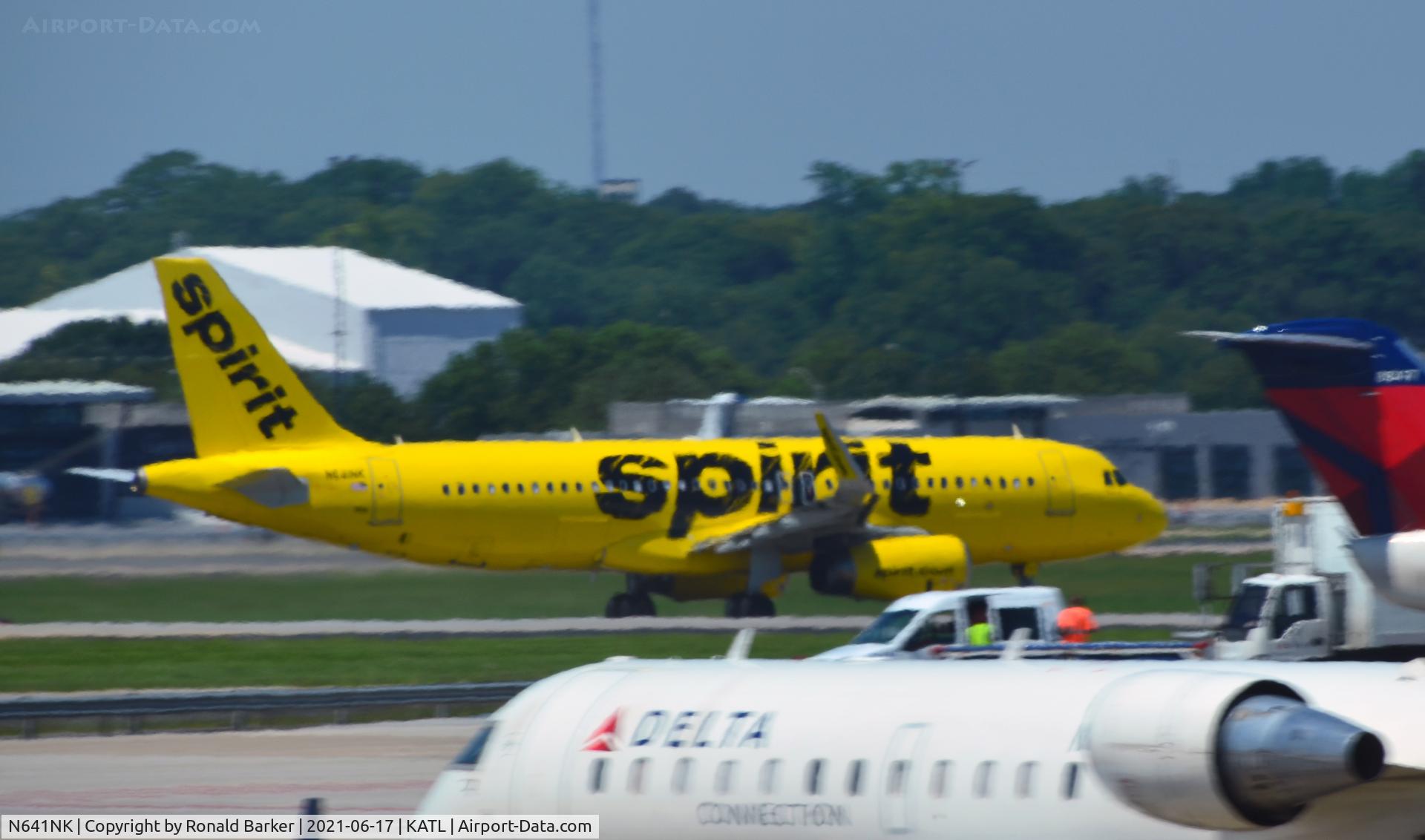 N641NK, 2015 Airbus A320-232 C/N 6566, Takeoff Atlanta