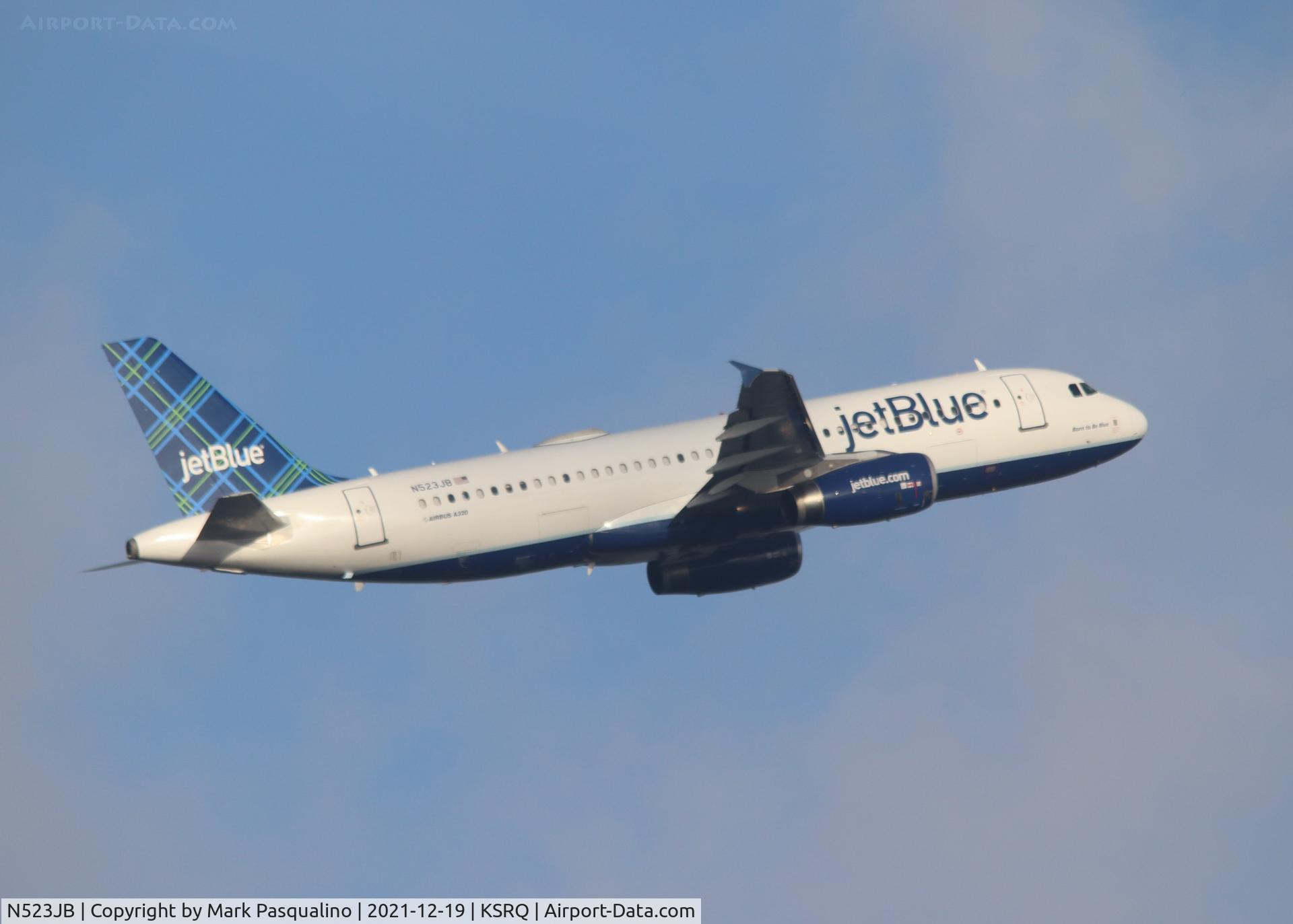 N523JB, 2001 Airbus A320-232 C/N 1506, Airbus A320-232