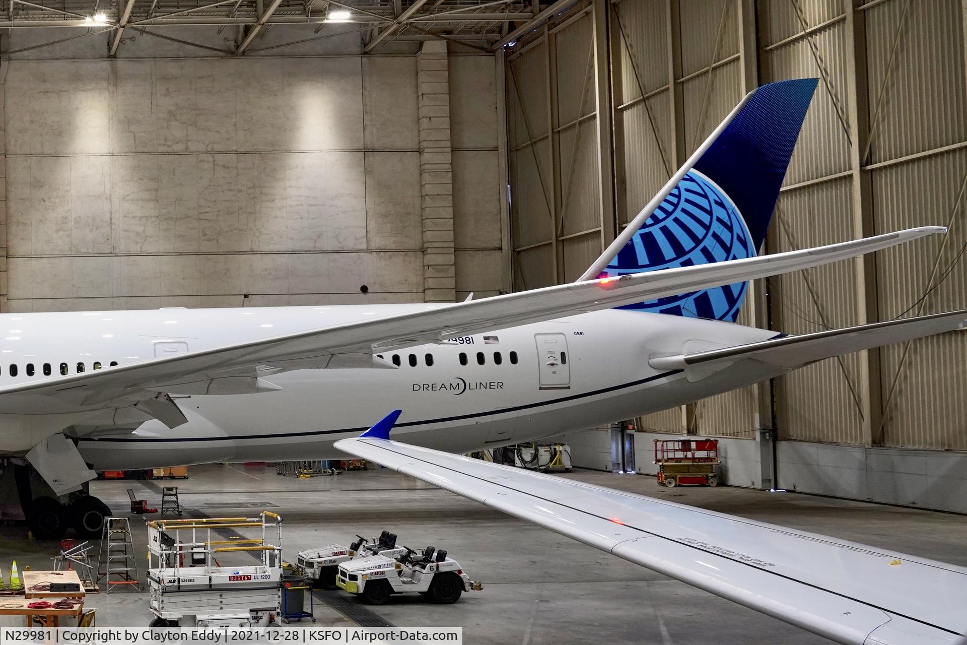 N29981, 2020 Boeing 787-9 Dreamliner Dreamliner C/N 66142, SFO 2021.