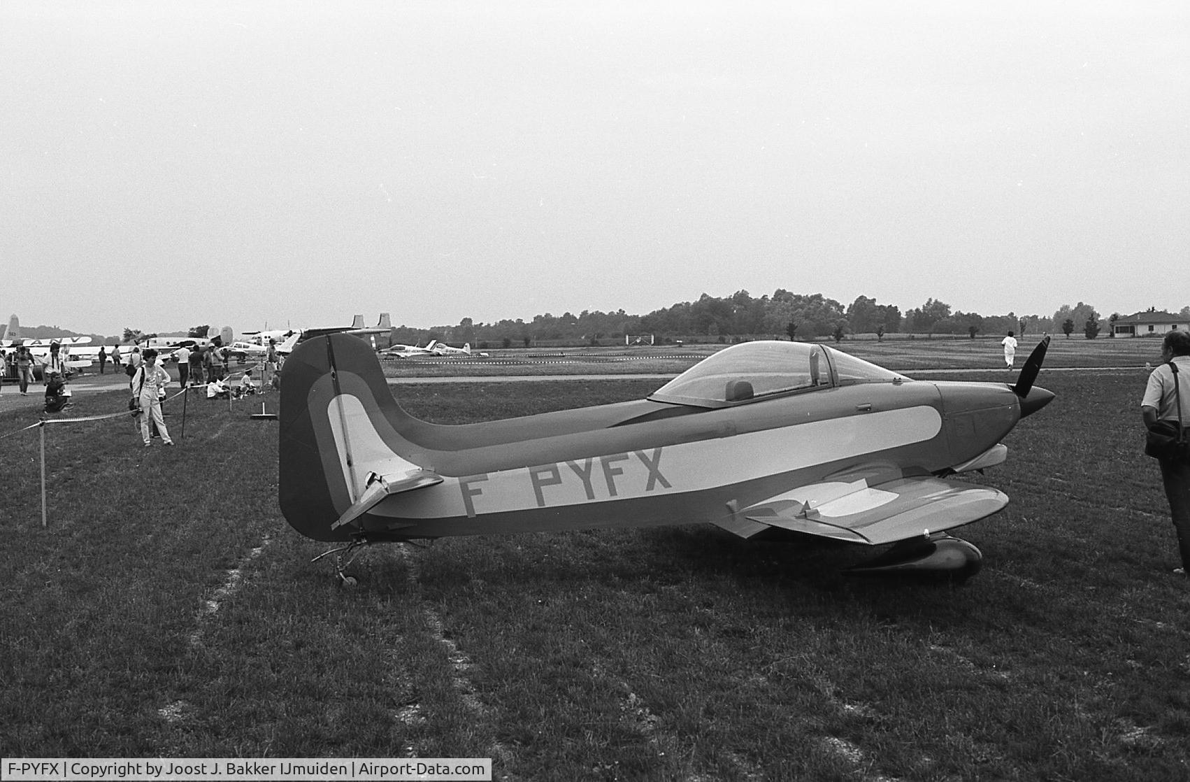 F-PYFX, Jurca MJ-2E Tempete C/N 59, Brienne le Chateau airfield  RSA Rally  1984