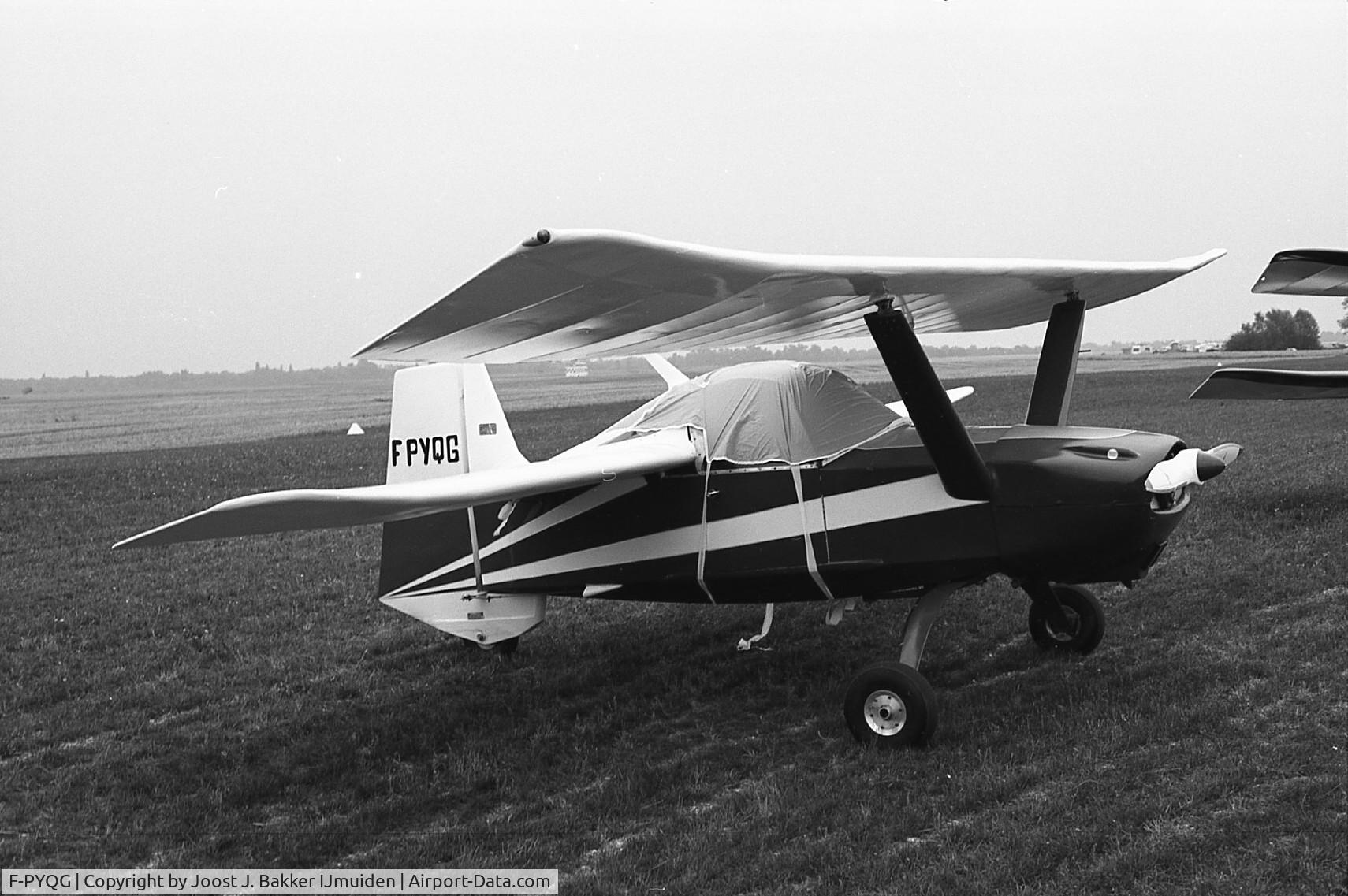 F-PYQG, Croses LC-6 Criquet C/N 69, Brienne le Chateau airfield  RSA Rally  1984