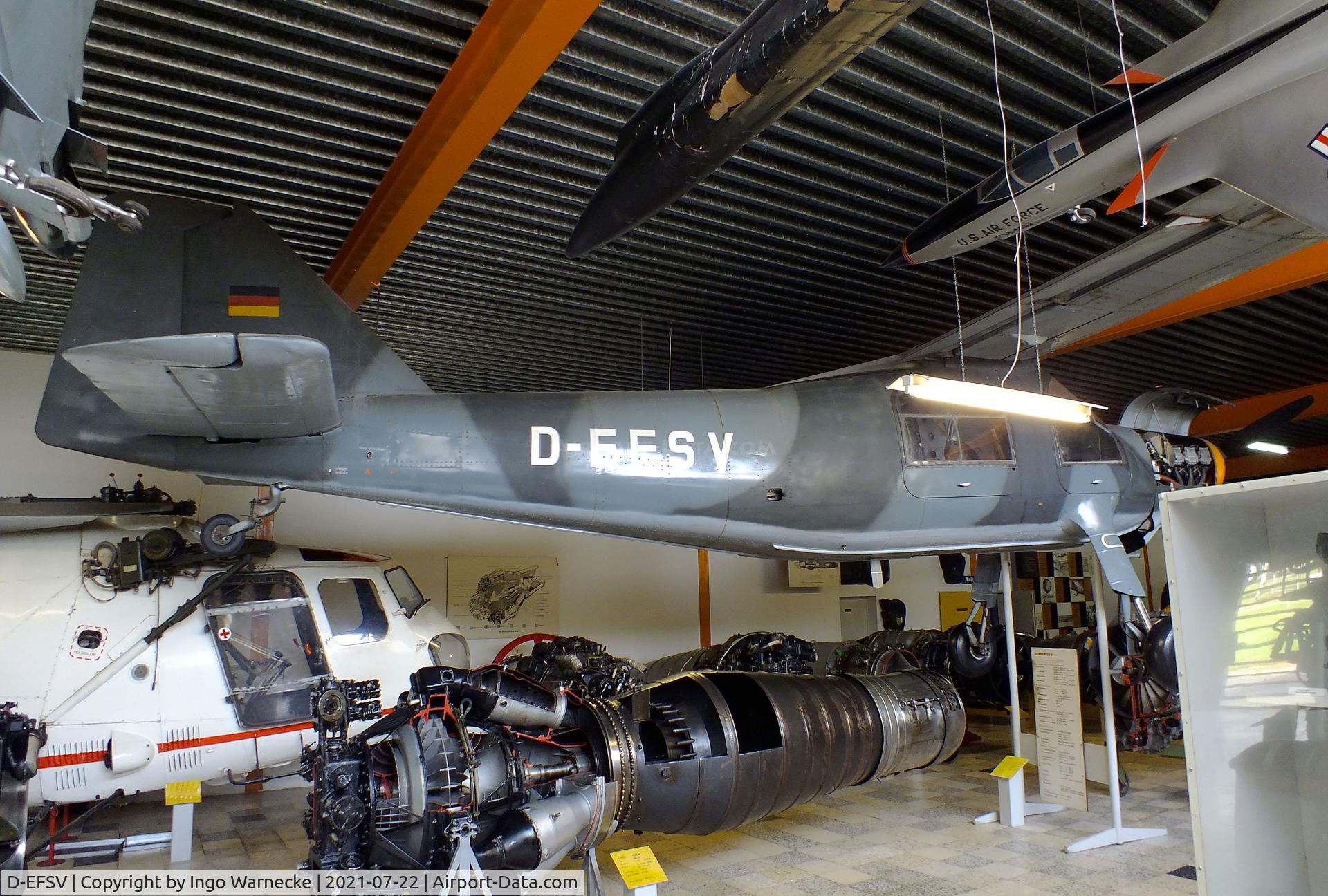 D-EFSV, Dornier Do-27-A1 C/N 339, Dornier Do 27A-1 at the Flugausstellung P. Junior, Hermeskeil