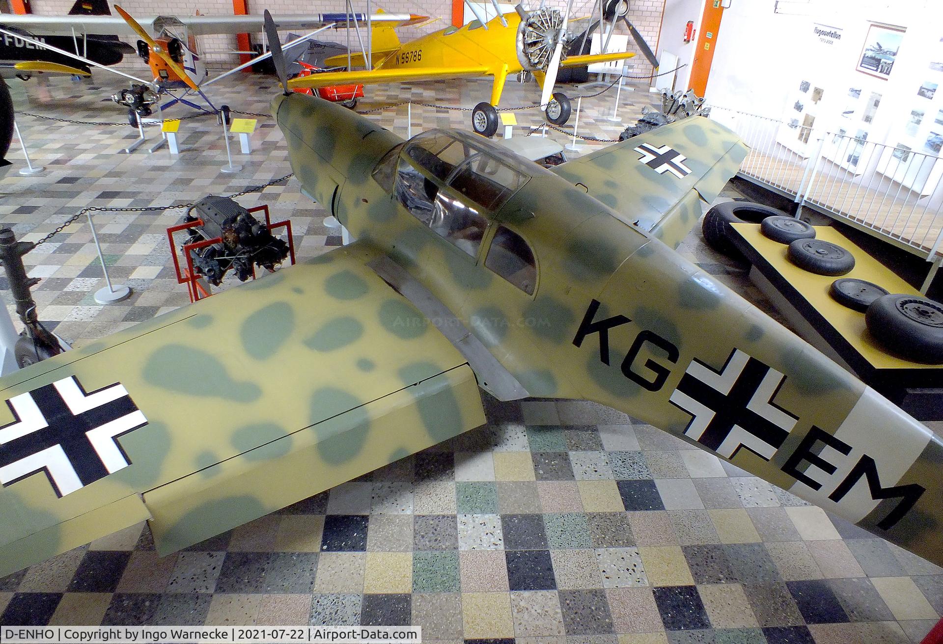 D-ENHO, Nord 1002 Pingouin II C/N 091, SNCAN Nord N.1002 Pingouin II (Messerschmitt Bf 108 Taifun built after WW II in France with Renault 6Q engine)  at the Flugausstellung P. Junior, Hermeskeil
