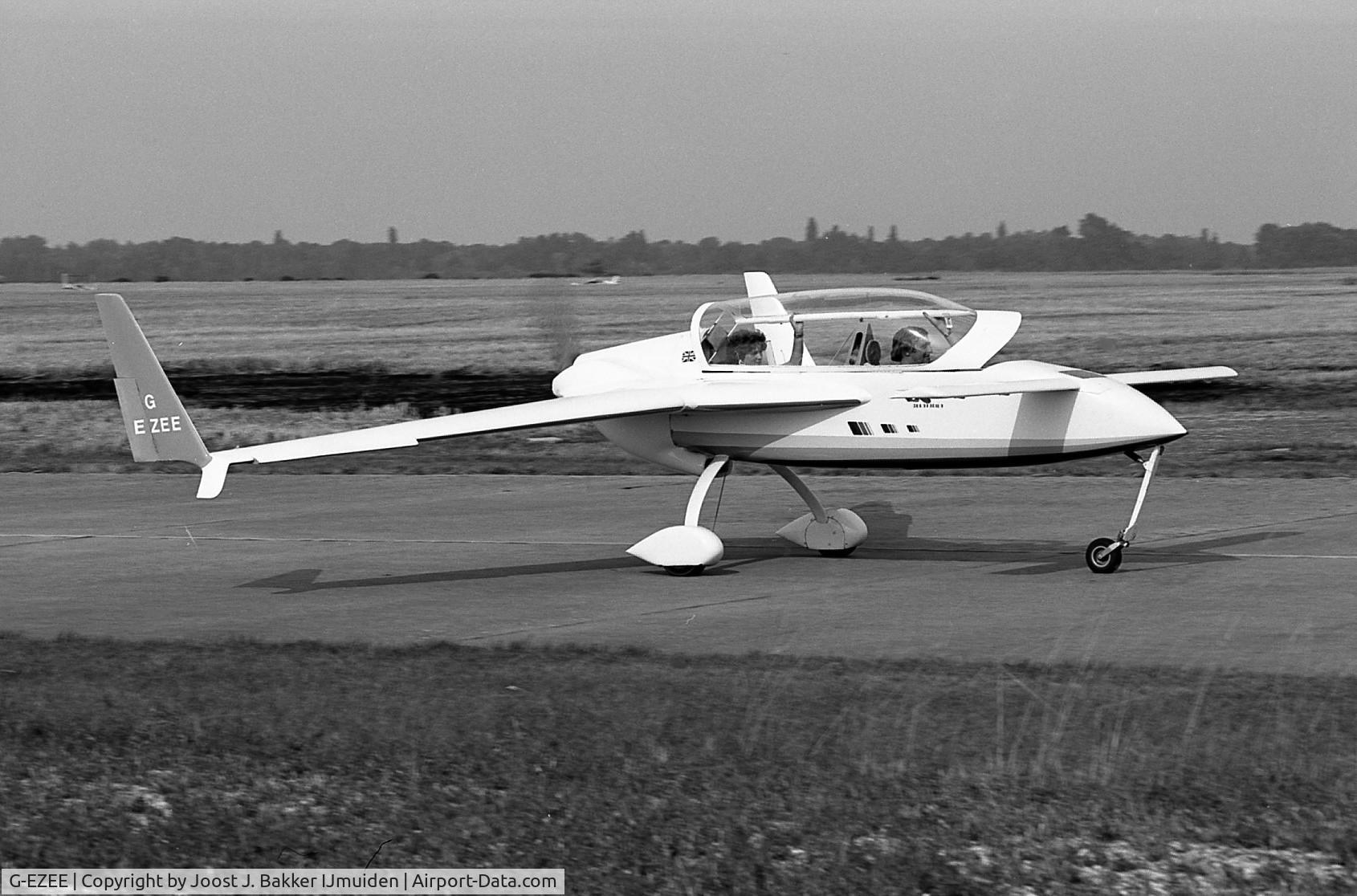 G-EZEE, 1978 Rutan VariEze C/N 1737, Brienne le Chateau airfield  RSA Rally  1984