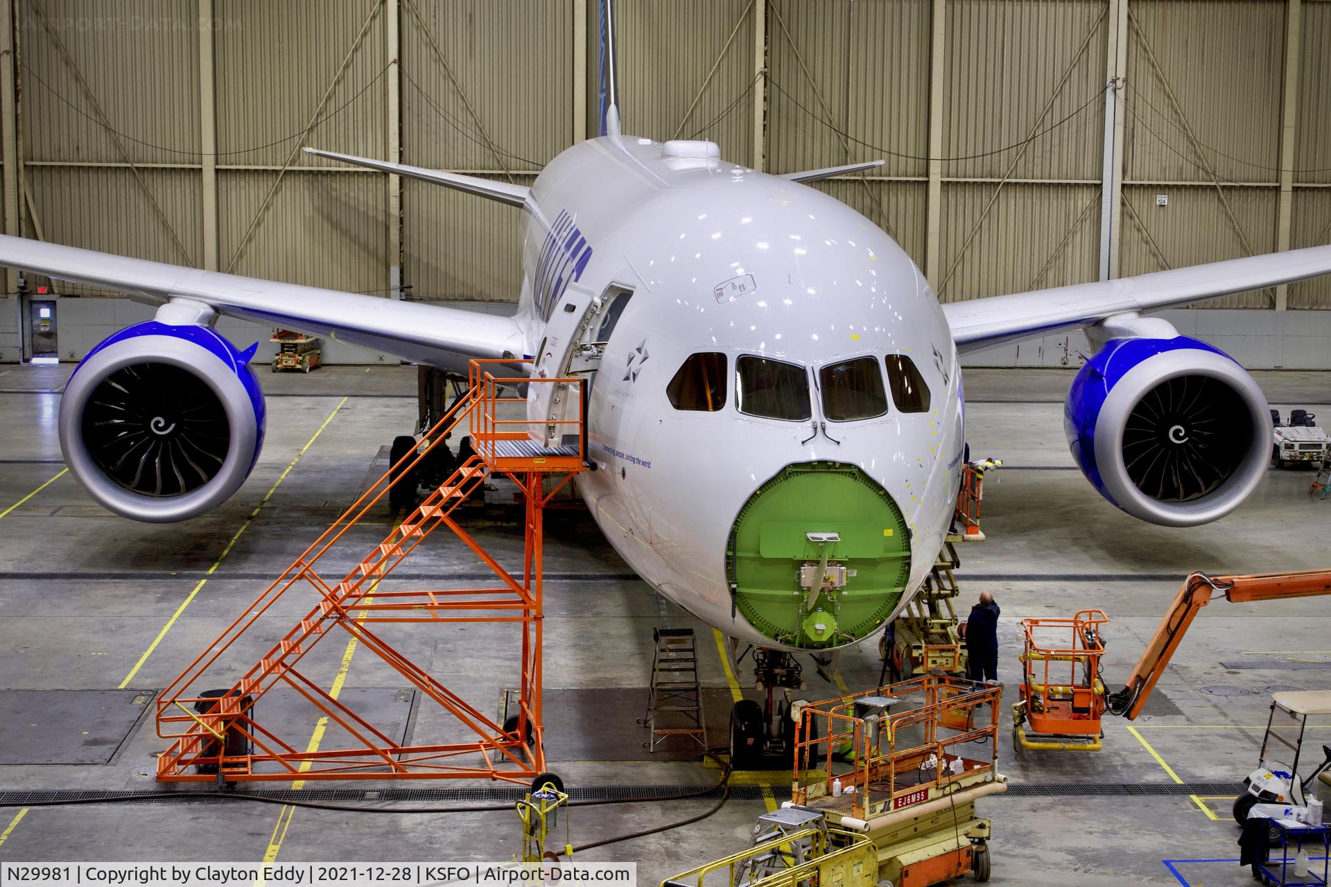 N29981, 2020 Boeing 787-9 Dreamliner Dreamliner C/N 66142, SFO 2021.