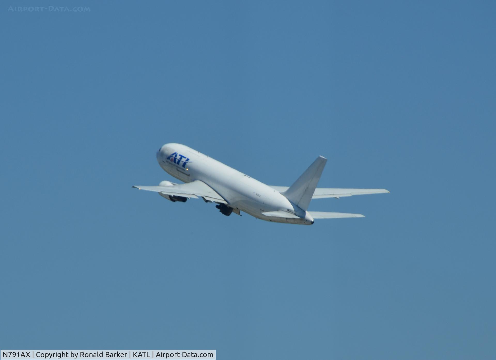 N791AX, 1984 Boeing 767-281 C/N 23141, Takeoff Atlanta