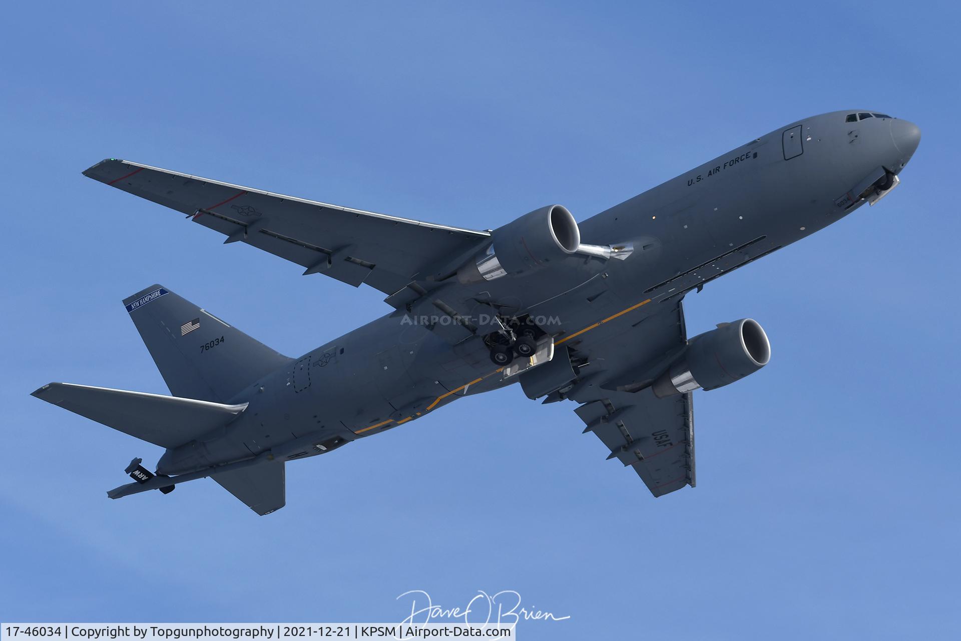 17-46034, 2018 Boeing KC-46A Pegasus C/N 34114, fini flight TATER22