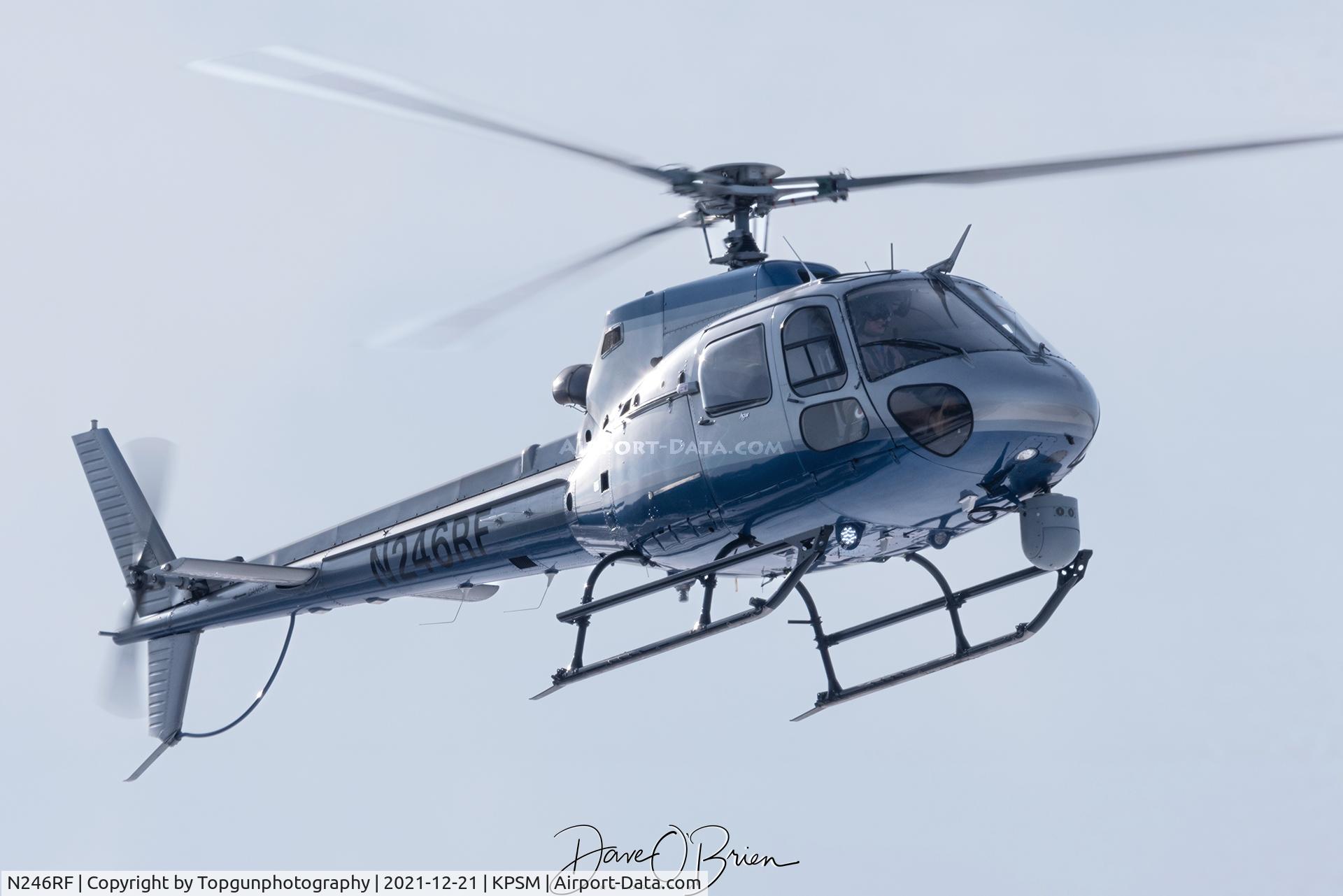 N246RF, 1998 Eurocopter AS-350B-2 Ecureuil Ecureuil C/N 3171, inbound to refuel