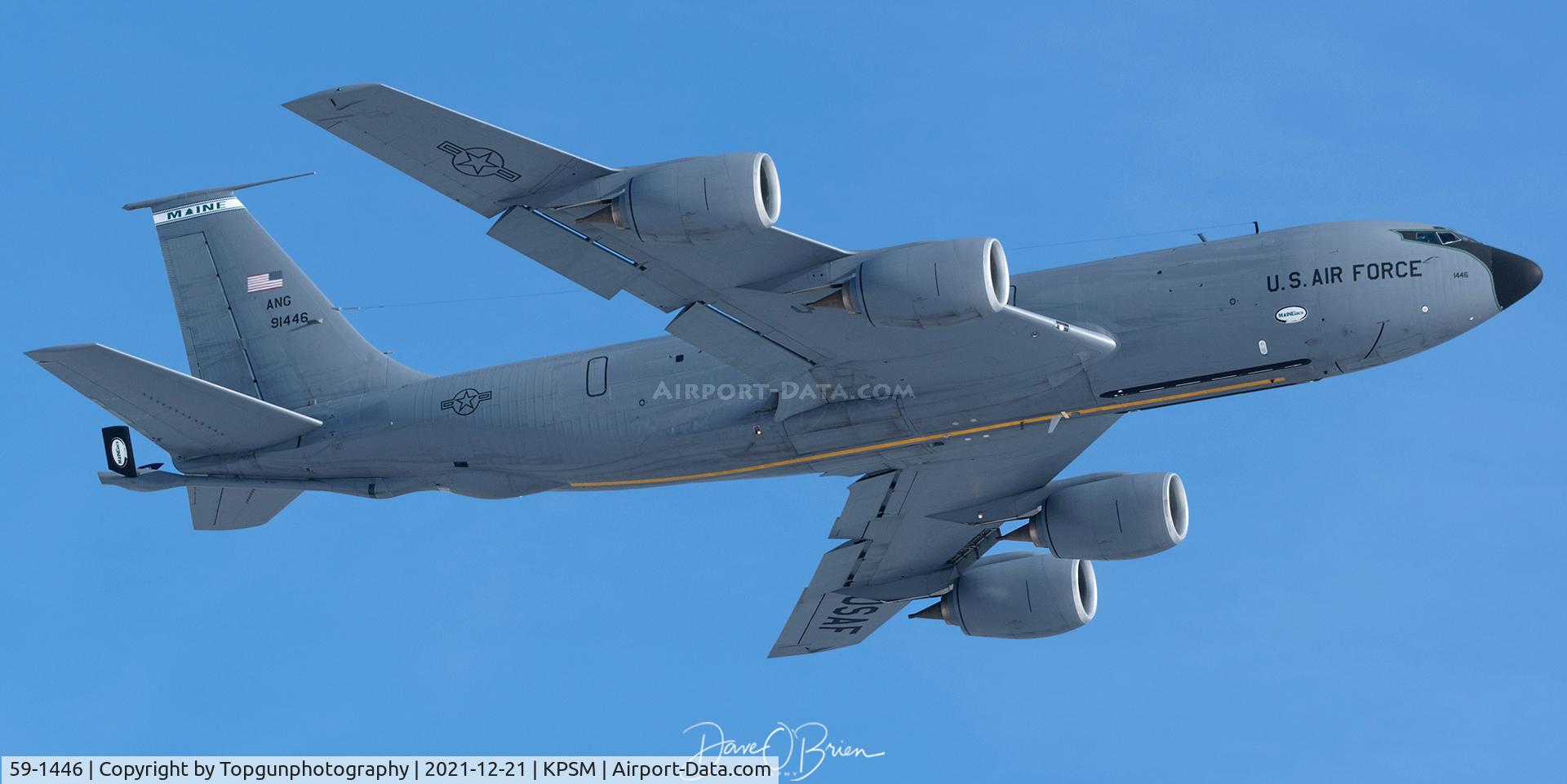 59-1446, 1959 Boeing KC-135R Stratotanker C/N 17934, MAINE86 back to KBGR